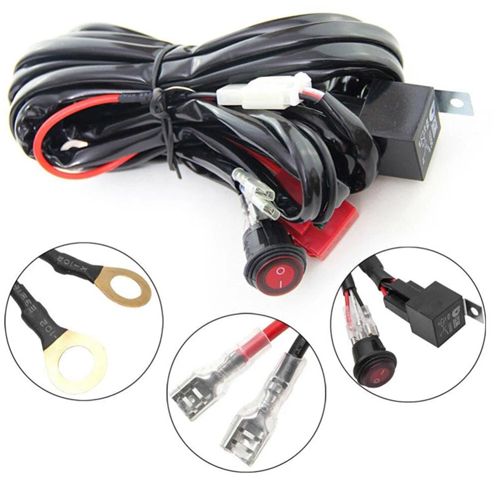 Led Light Bar Wiring Harness 12V 40A - Image 3