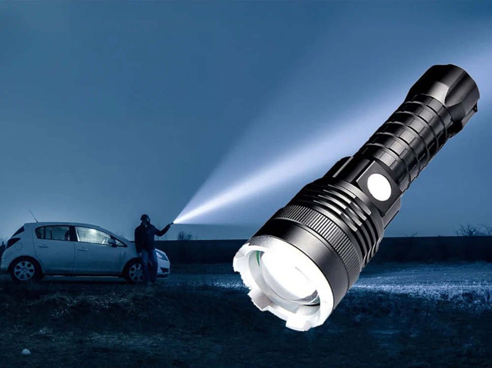 LED Torch Flashlight Light Rechargeable Camping Outdoor - Image 4