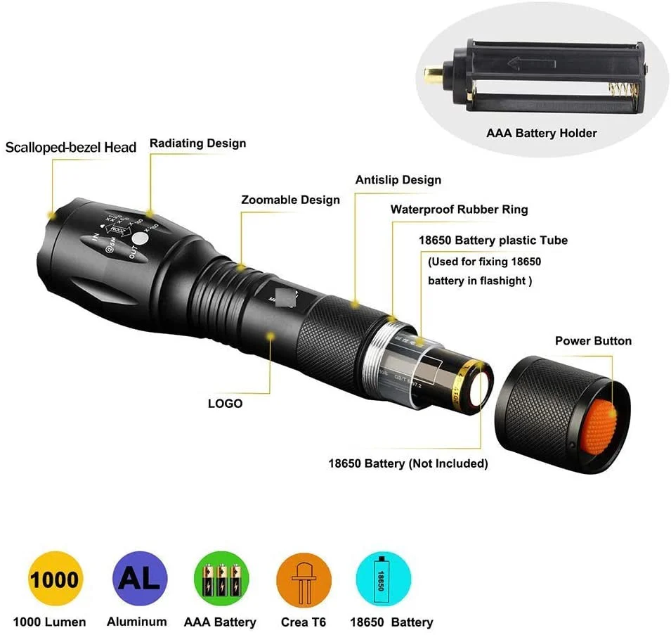 LED Torch Powerful LED Flashlight torch - Image 4