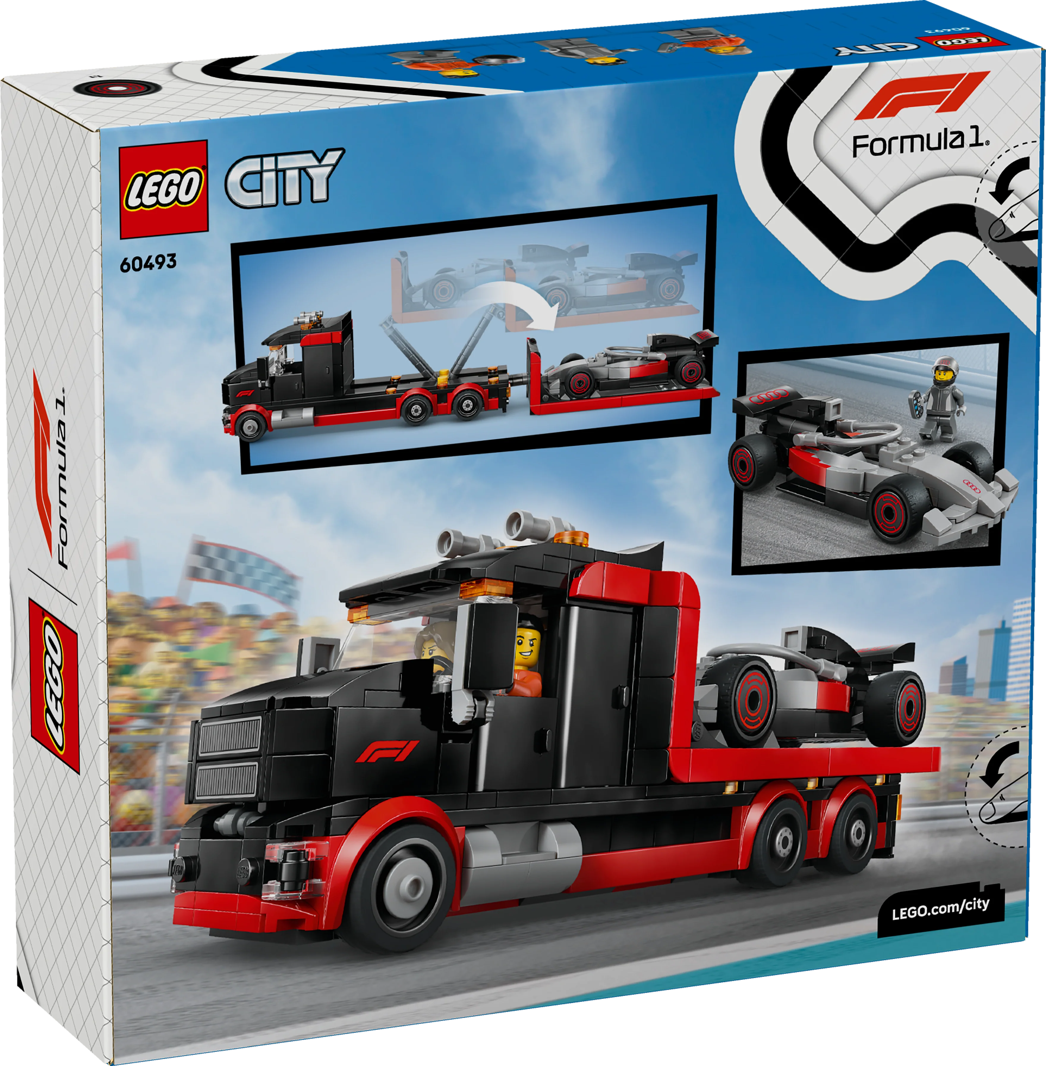 LEGO City: F1 Display Truck with Audi F1 Race Car (60493) - Image 3