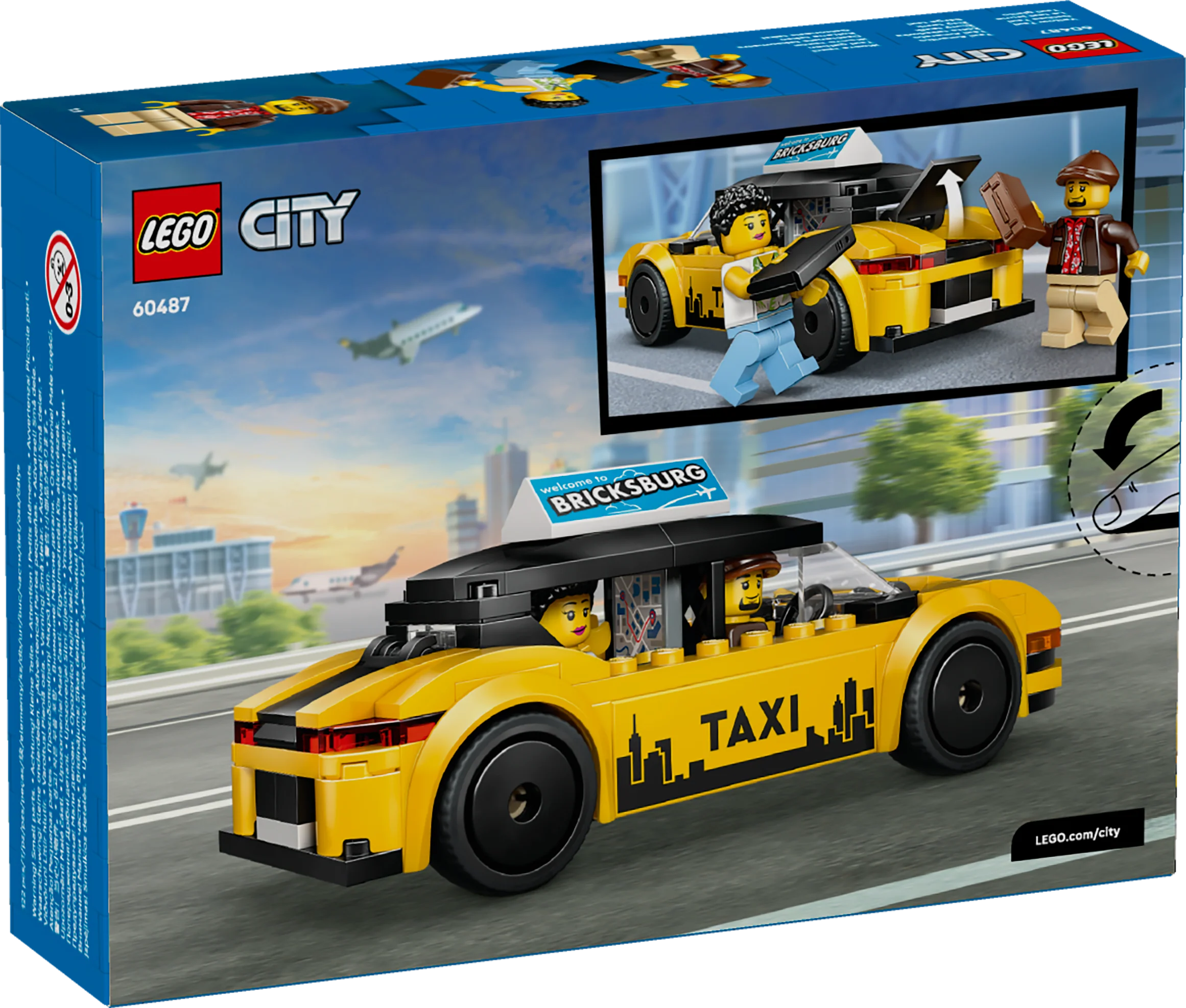 LEGO City: Yellow Taxi (60487) - Image 3