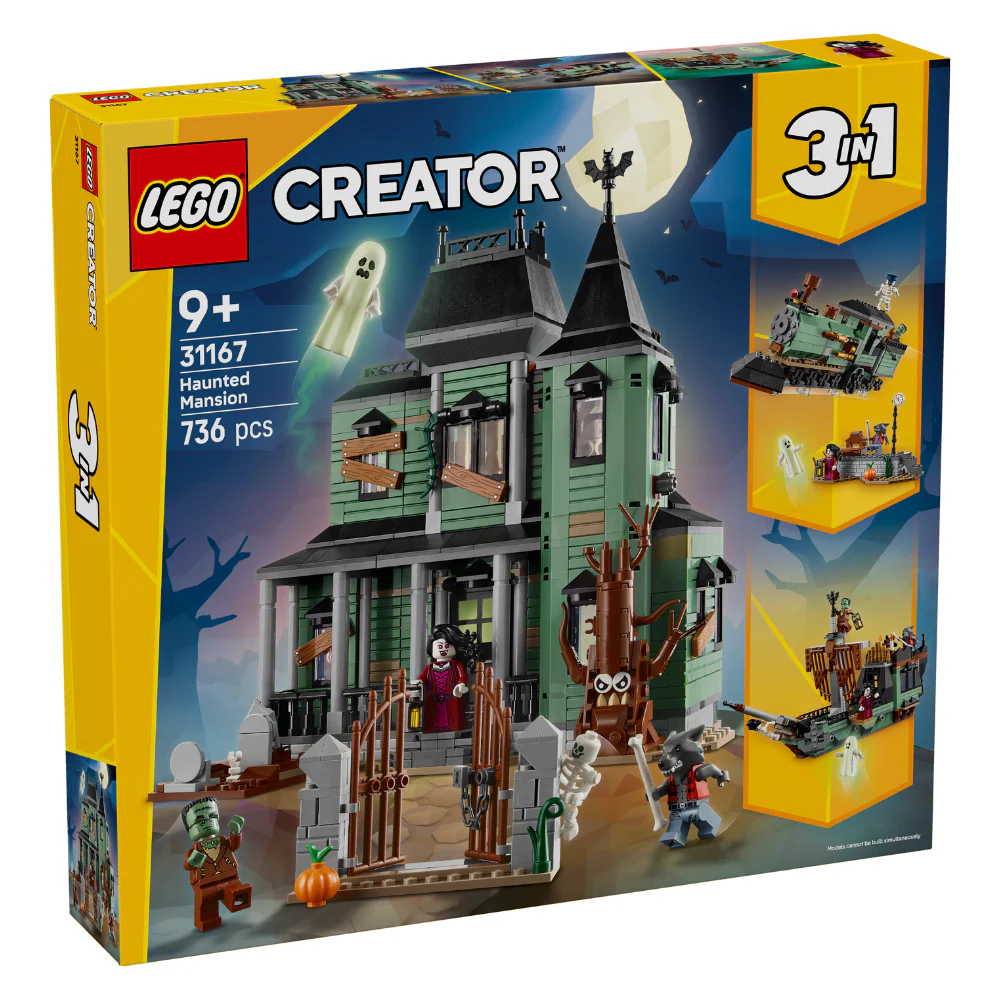 LEGO Creator: 3-in-1 Haunted Mansion House (31167) - Image 2