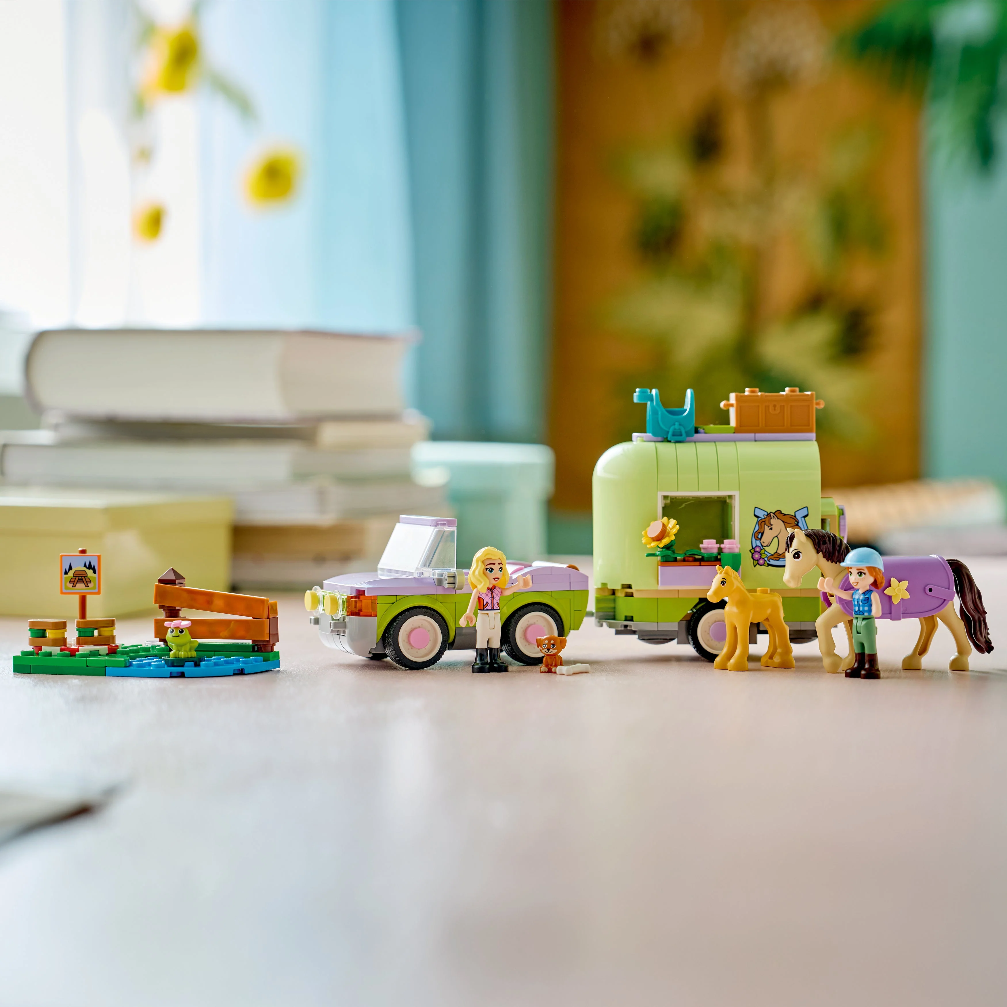 LEGO Friends: Horse and Baby Foal Trailer (42695) - Image 7
