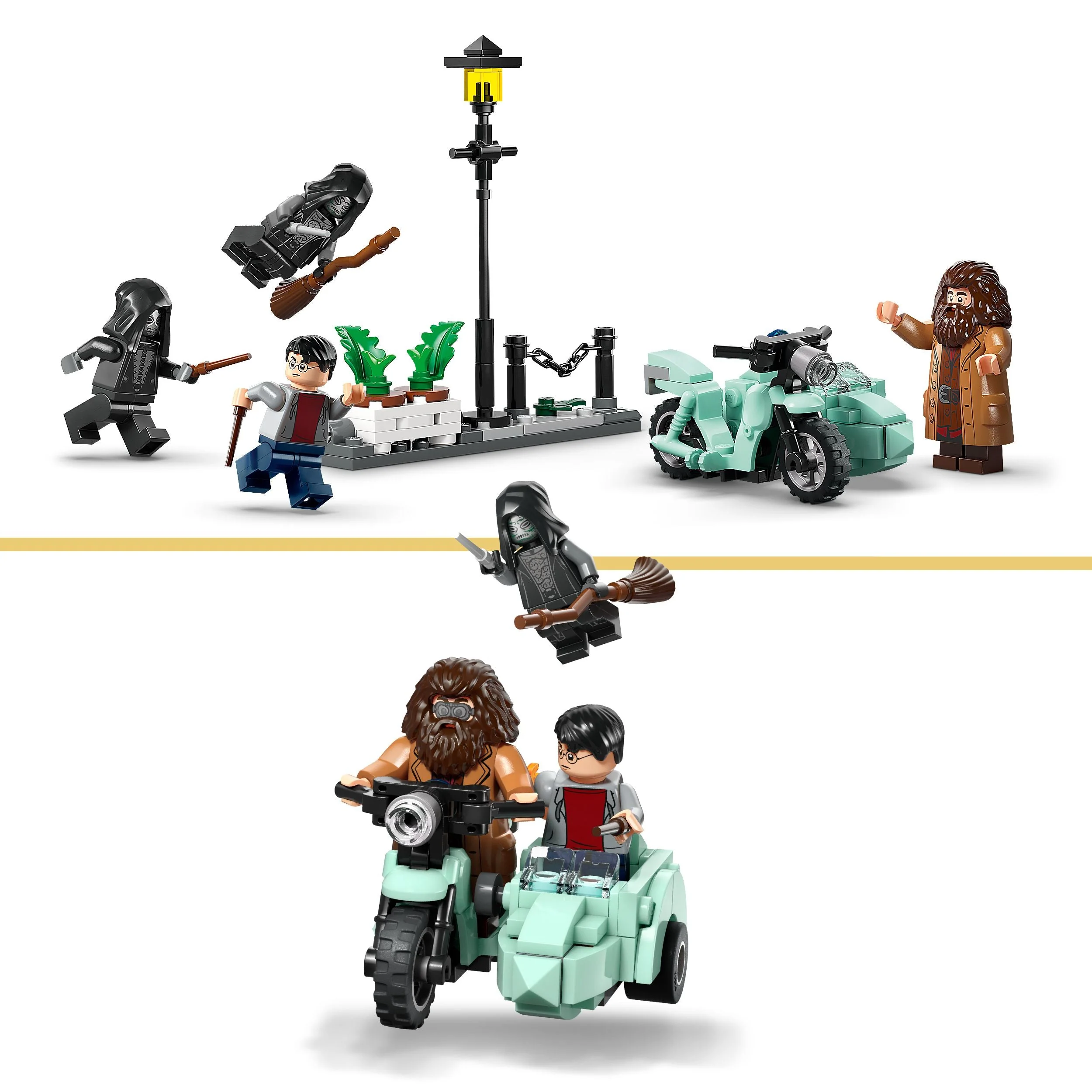 LEGO Harry Potter: Hagrid & Harrys Privet Drive Escape (76459) - Image 9
