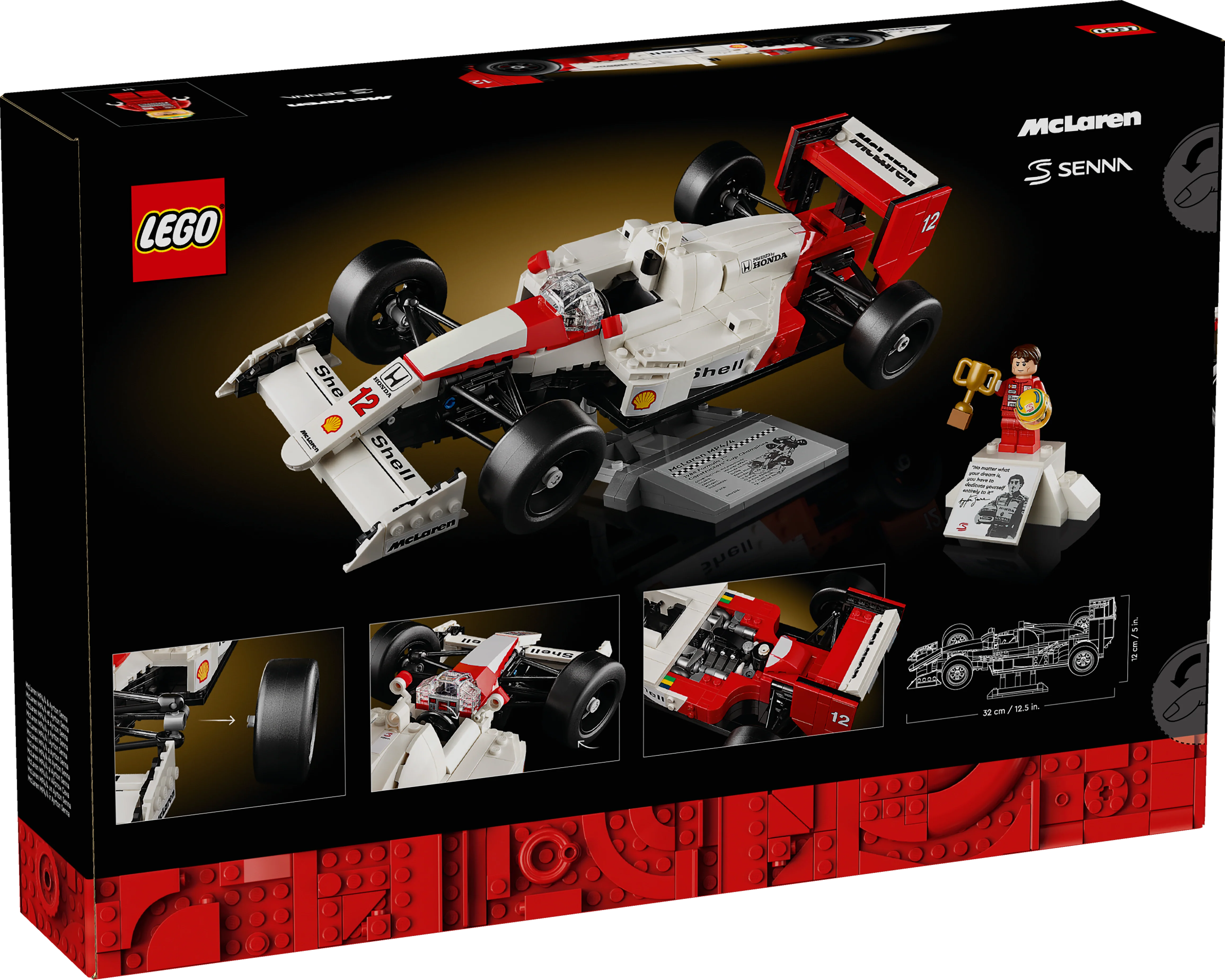 LEGO Icons: McLaren MP4/4 & Ayrton Senna (10330) - Image 2