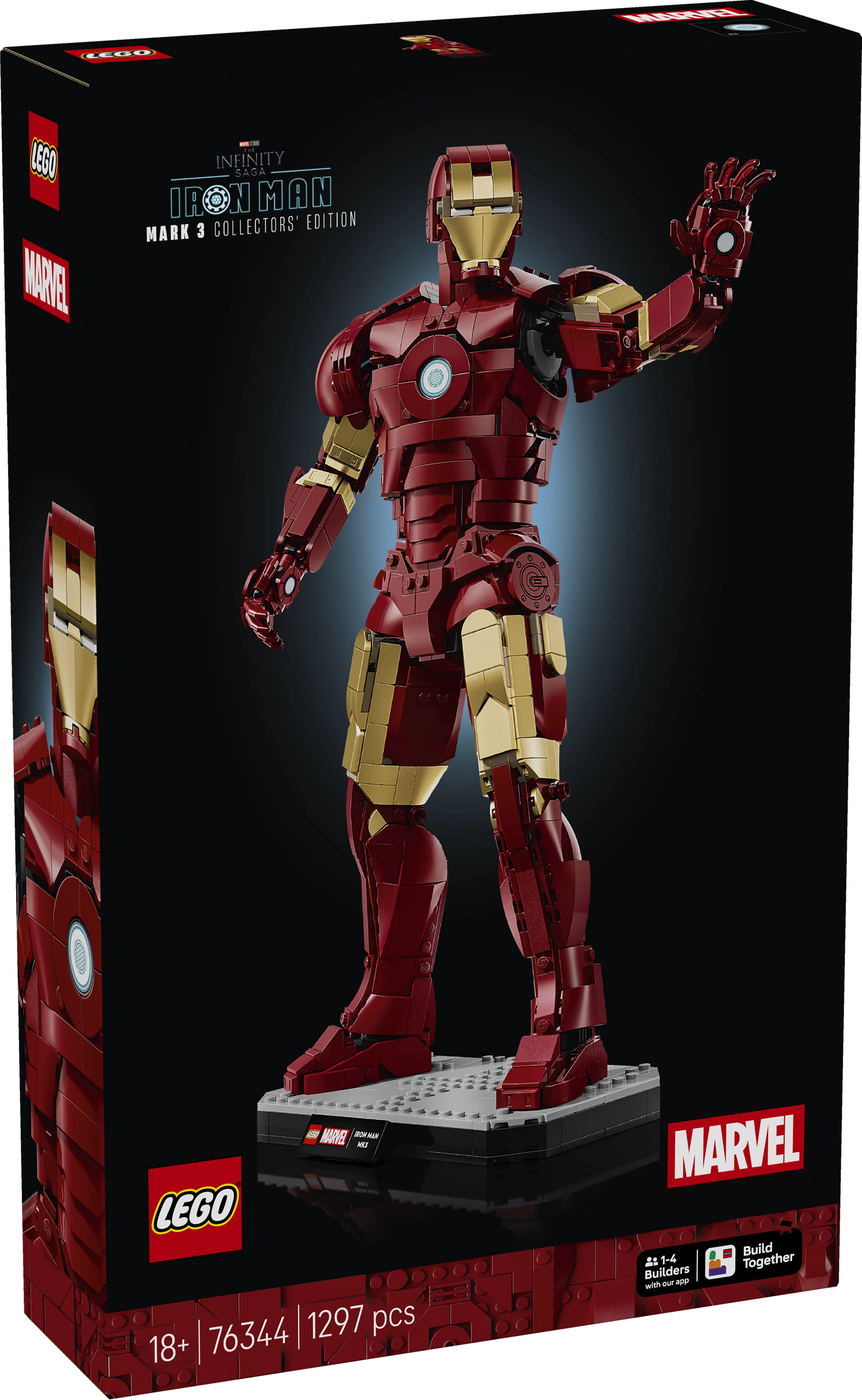 LEGO Marvel: Iron Man Mark 3 Collectors Edition (76344) - Image 3