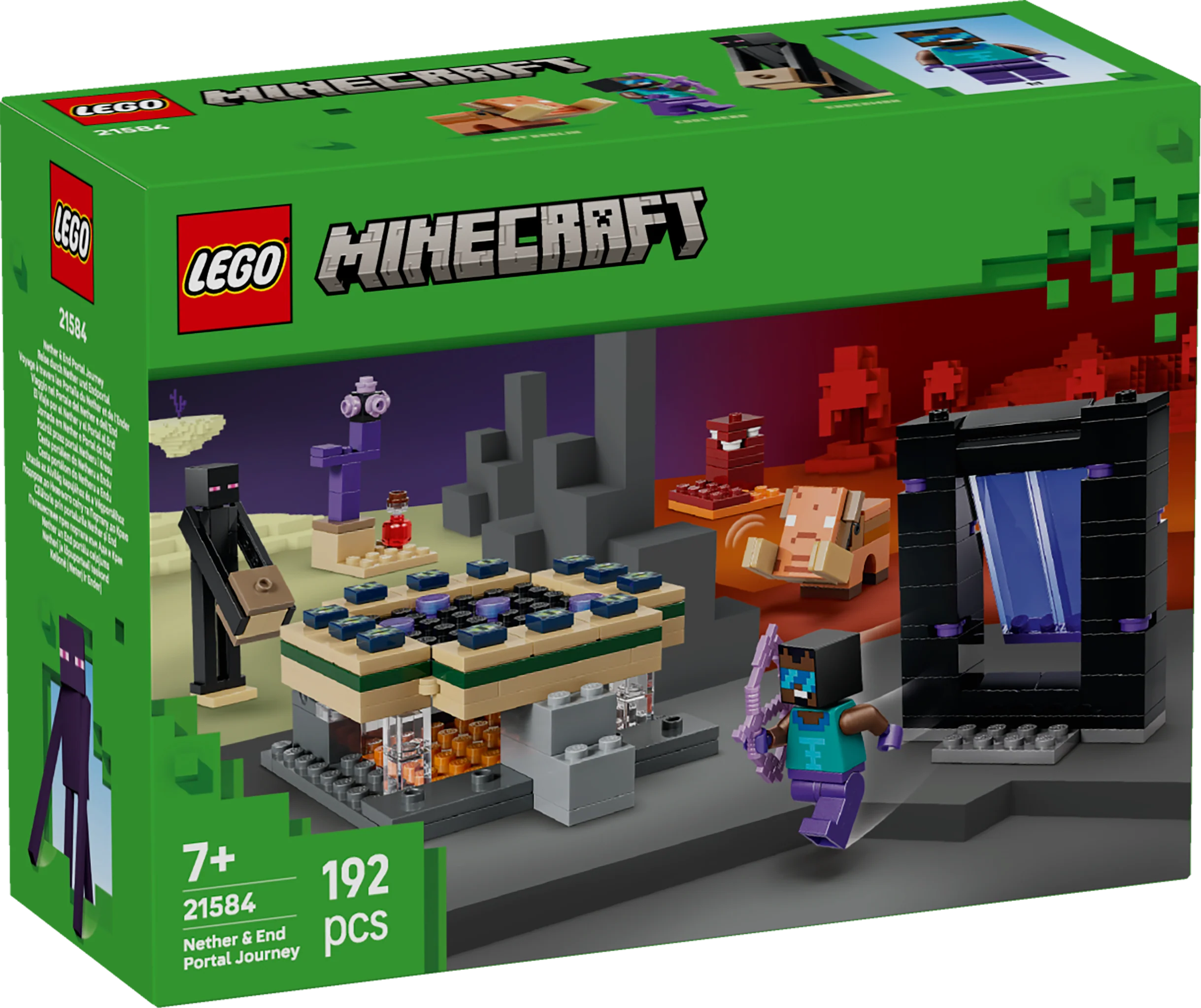 LEGO Minecraft: Nether & End Portal Journey (21584) - Image 2