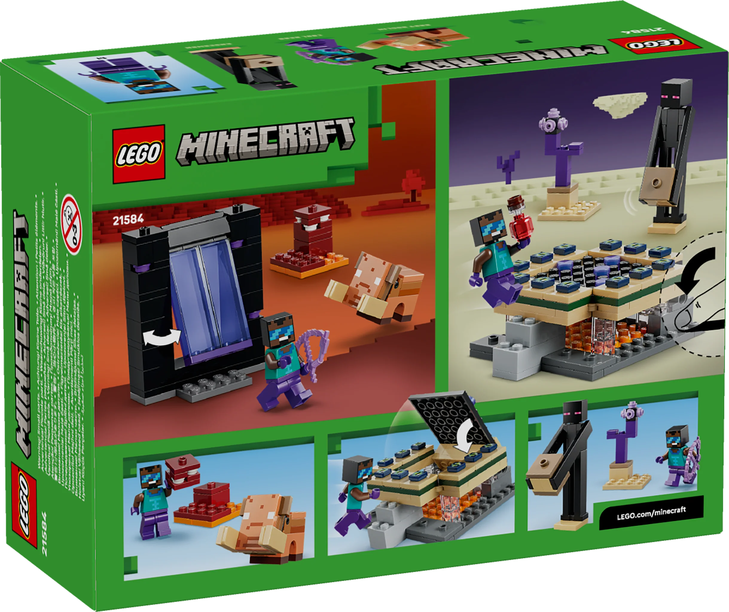 LEGO Minecraft: Nether & End Portal Journey (21584) - Image 3