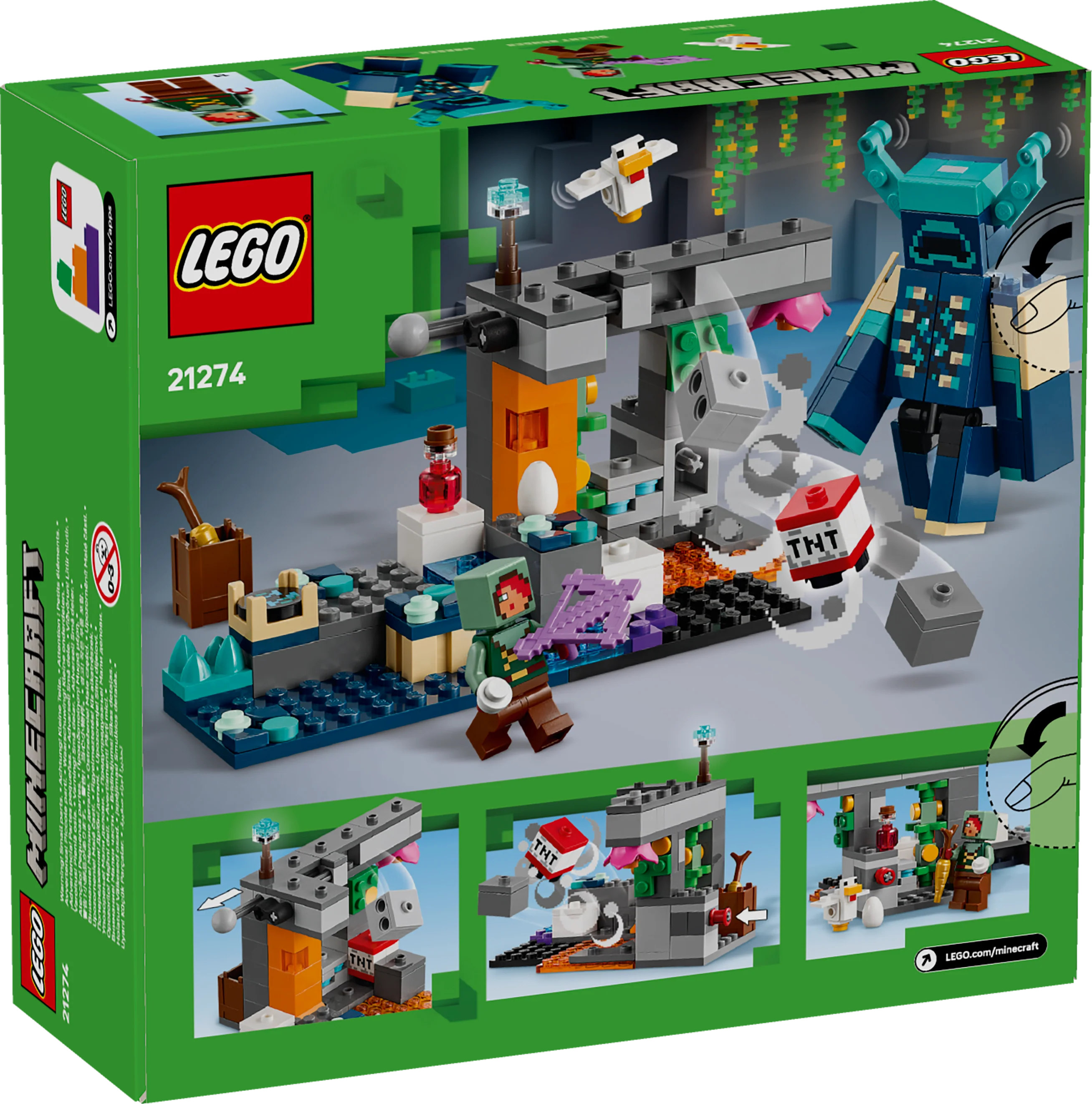 LEGO Minecraft: The Warden Encounter (21274) - Image 2
