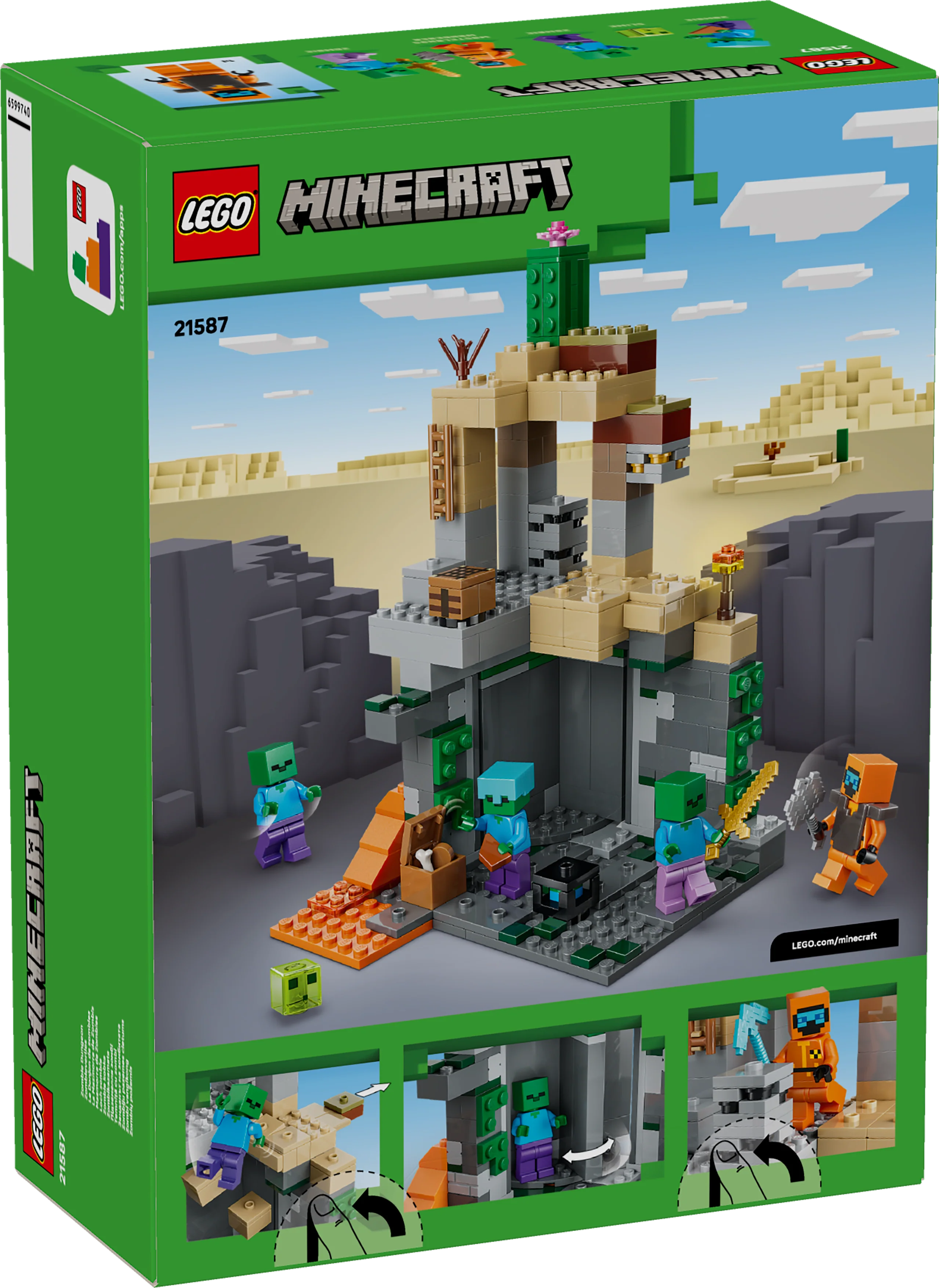 LEGO Minecraft: Zombie Dungeon (21587) - Image 3