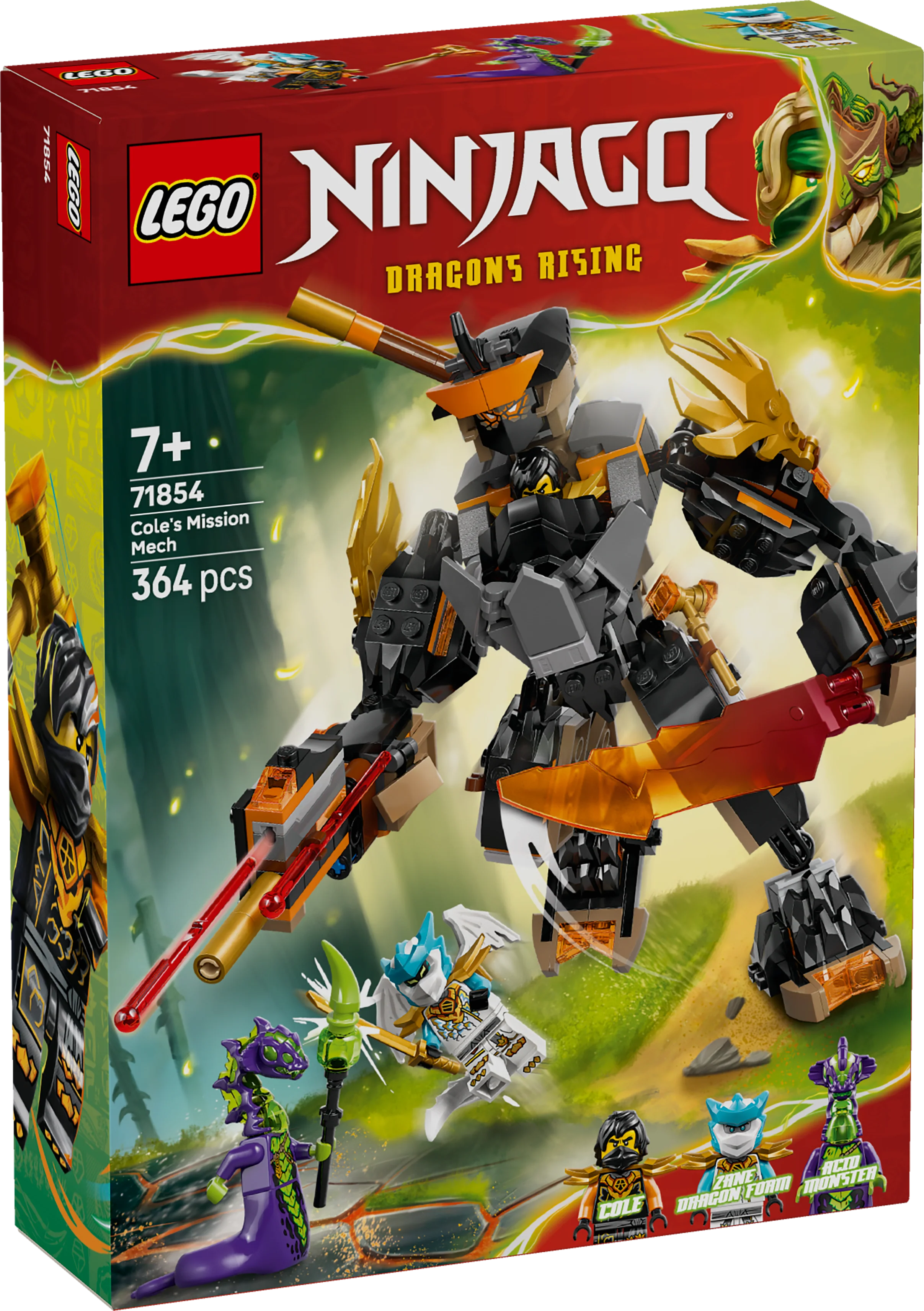 LEGO NINJAGO: Coles Mission Mech and Dragon Zane (71854) - Image 2