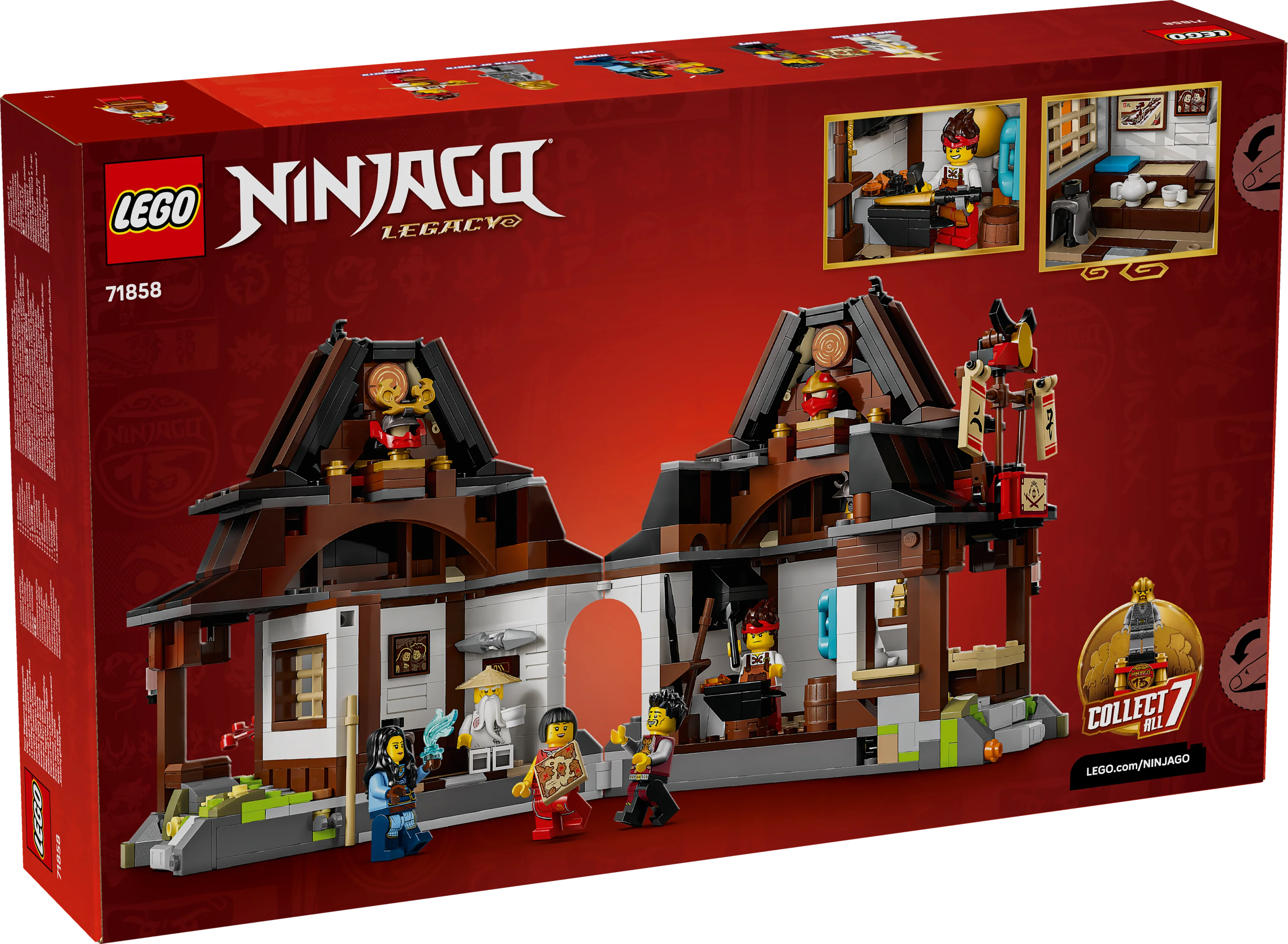 LEGO NINJAGO: Four Weapons Blacksmith 15th Anniversary (71858) - Image 3