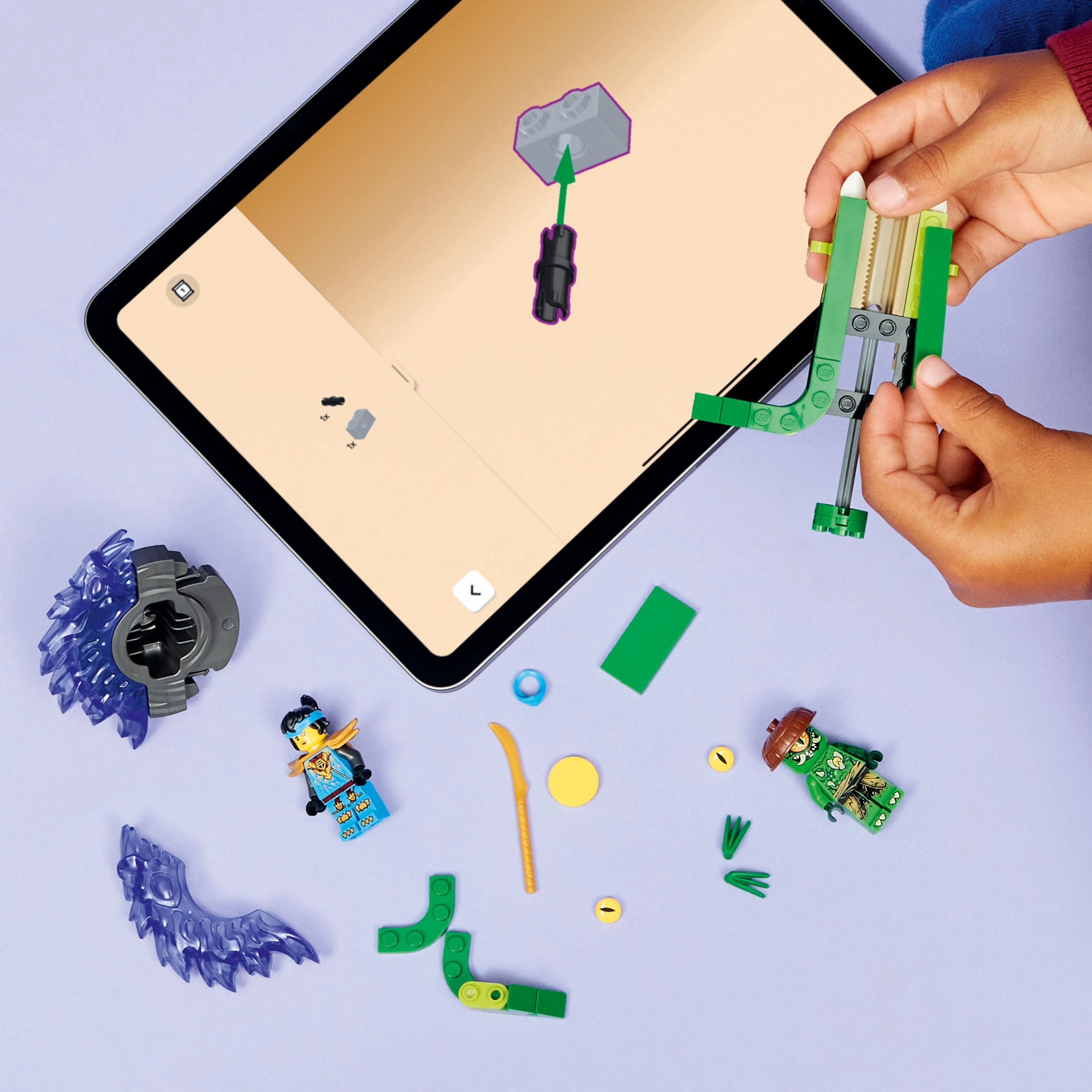 LEGO NINJAGO: Nya vs Mutation Monster Spinner (71849) - Image 6