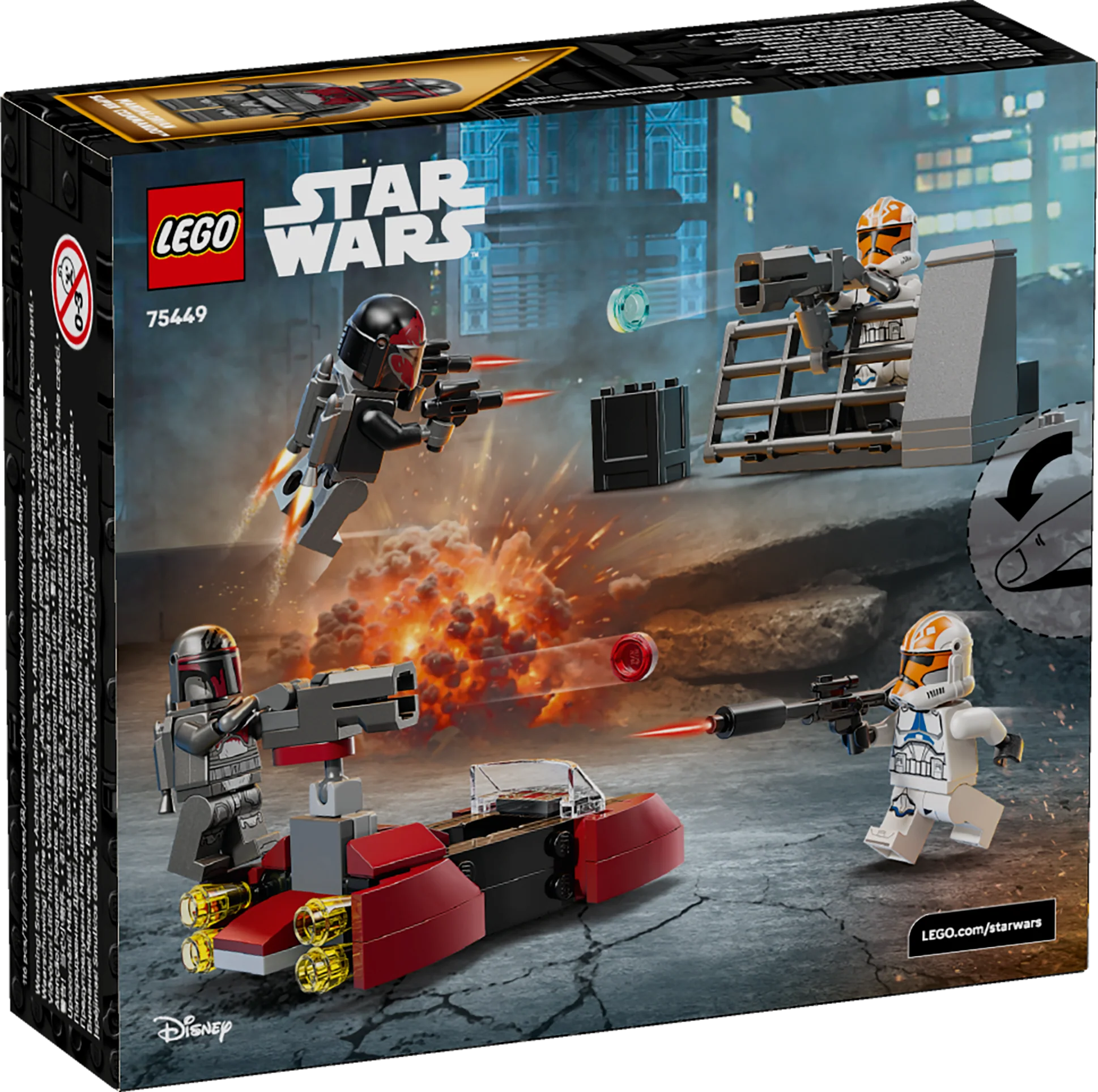 LEGO Star Wars: Siege of Mandalore Battle Pack (75449) - Image 3