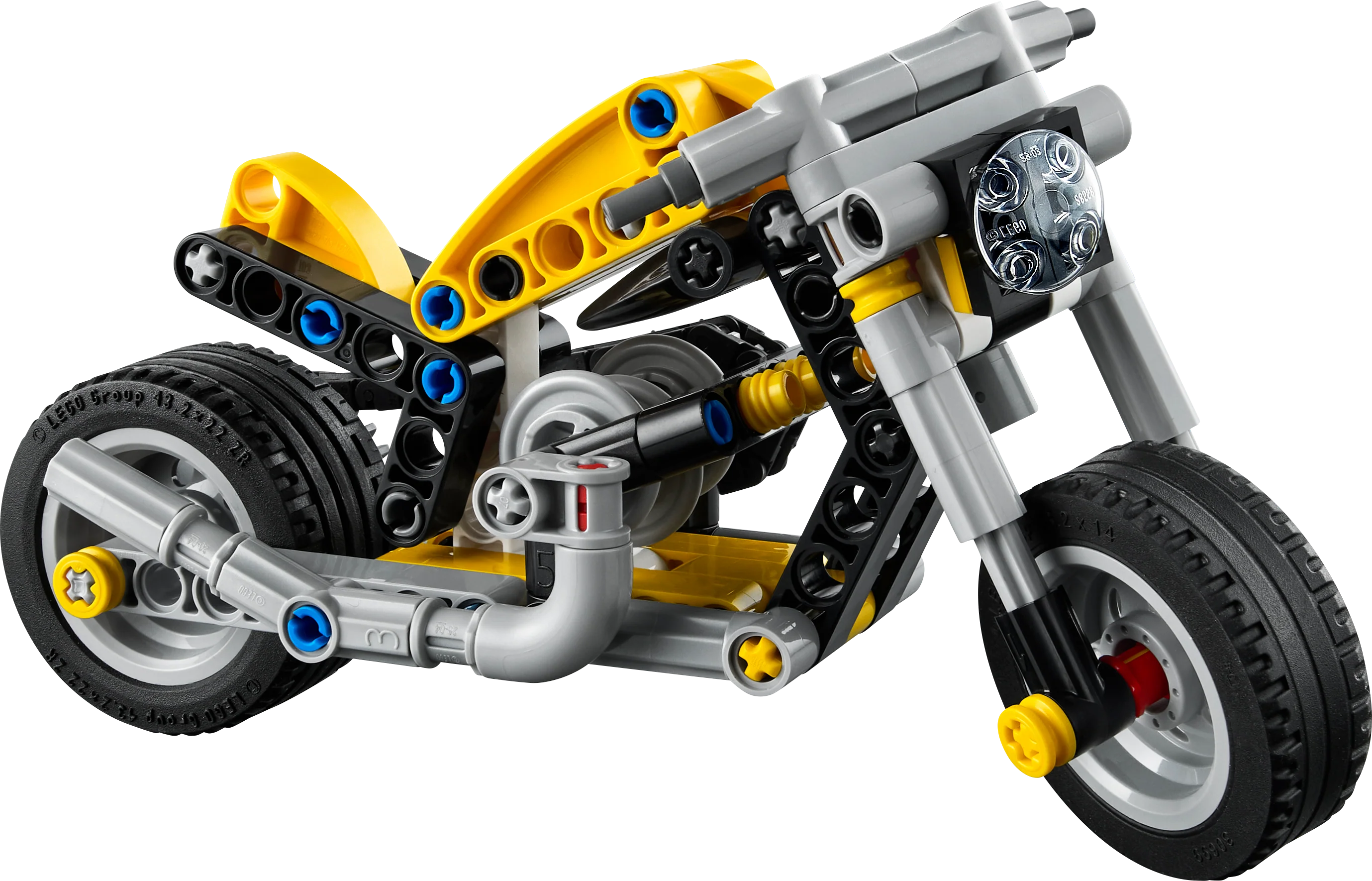 LEGO Technic: Yellow Motorcycle (42225) - Image 4
