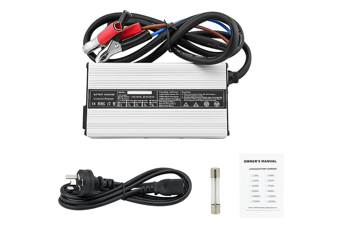 Lithium AC/DC 12V 20A Battery Charger For Lithium Iron LiFePO4 - Image 2