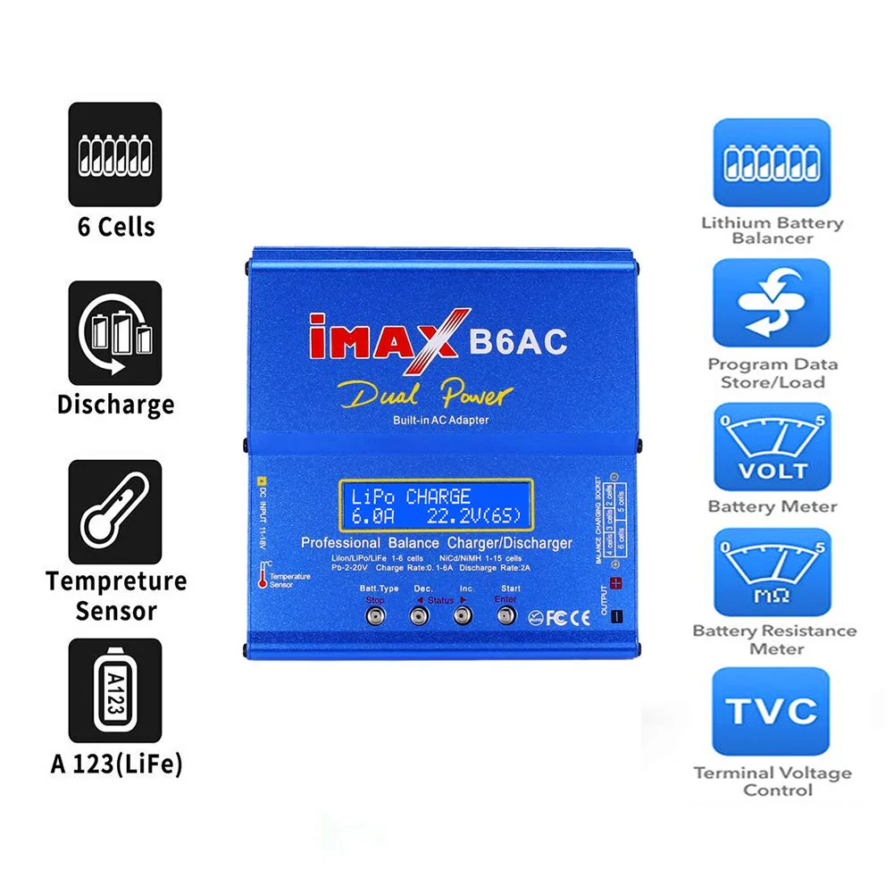Lipo Battery Charger Imax B6Ac Balance Charger - Image 4