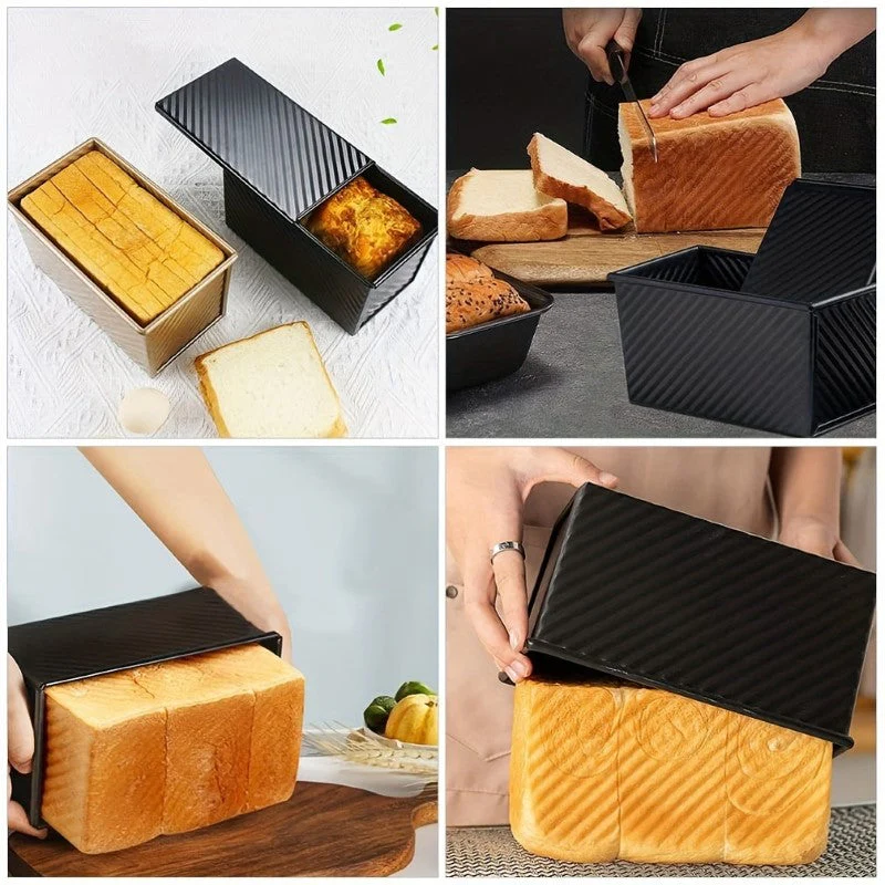 Loaf Pan with Lid Household Loaf Pan Baking Bread Pan Copper - Image 5