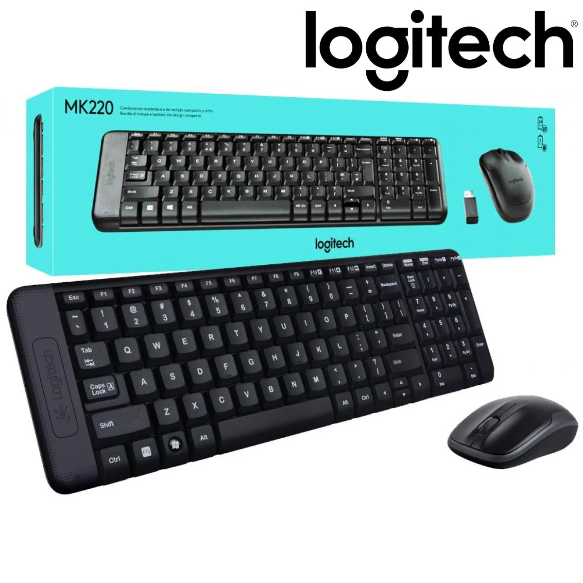 Logitech MK220 wireless keyboard and mouse - Image 3