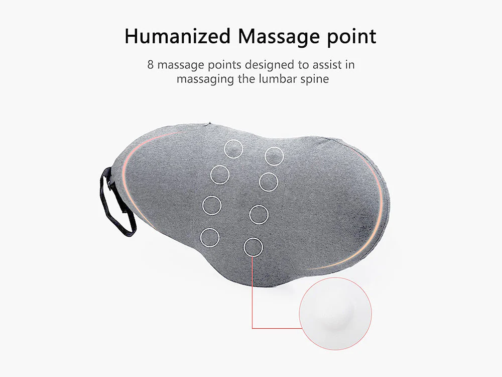 Lumbar Support Pillow for Sleeping,Ideal Back Pillow for Chair - Light grey - Image 6