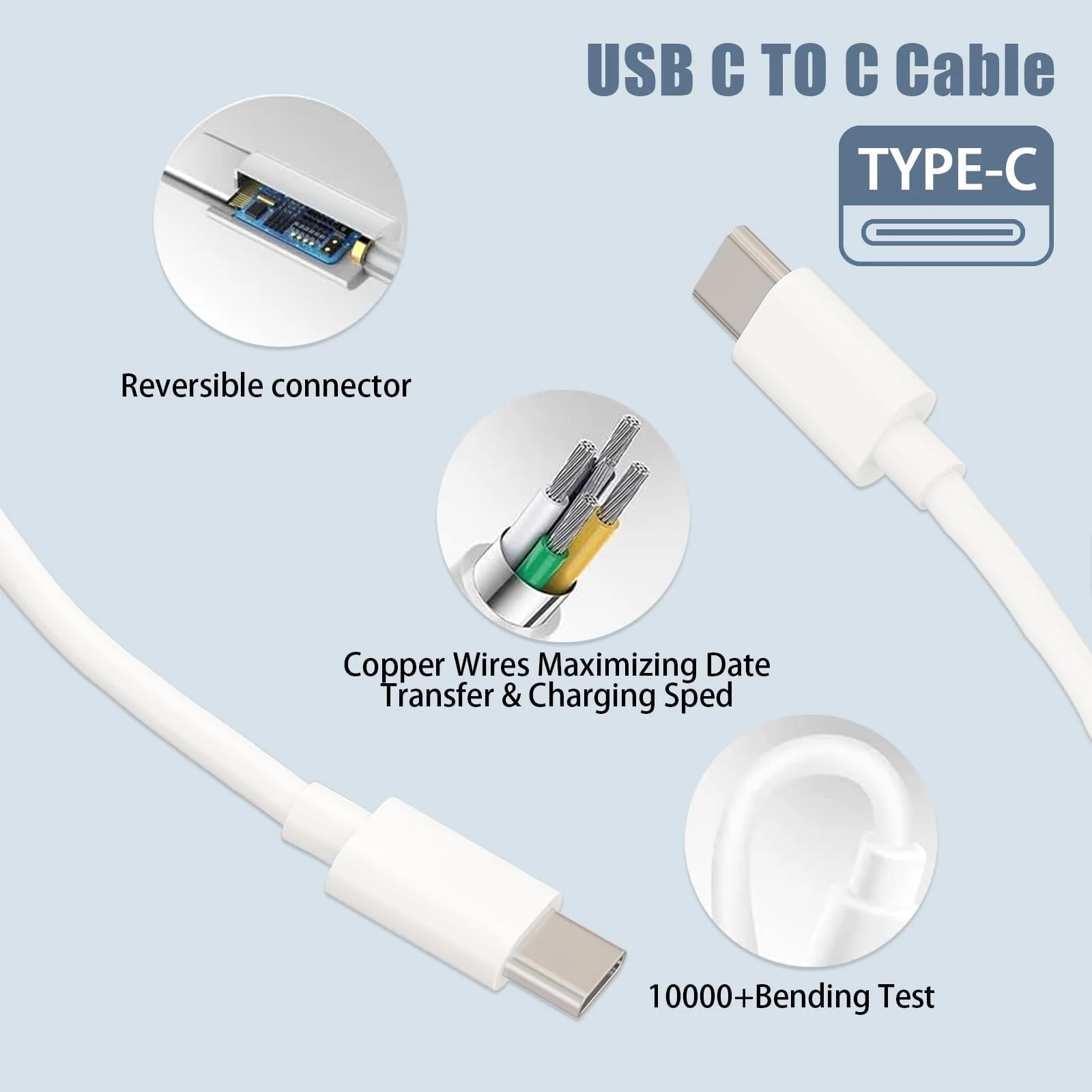 Mac Book Charger 96W USB C Power Adapter Replacement for Mac Book Pro - Image 3