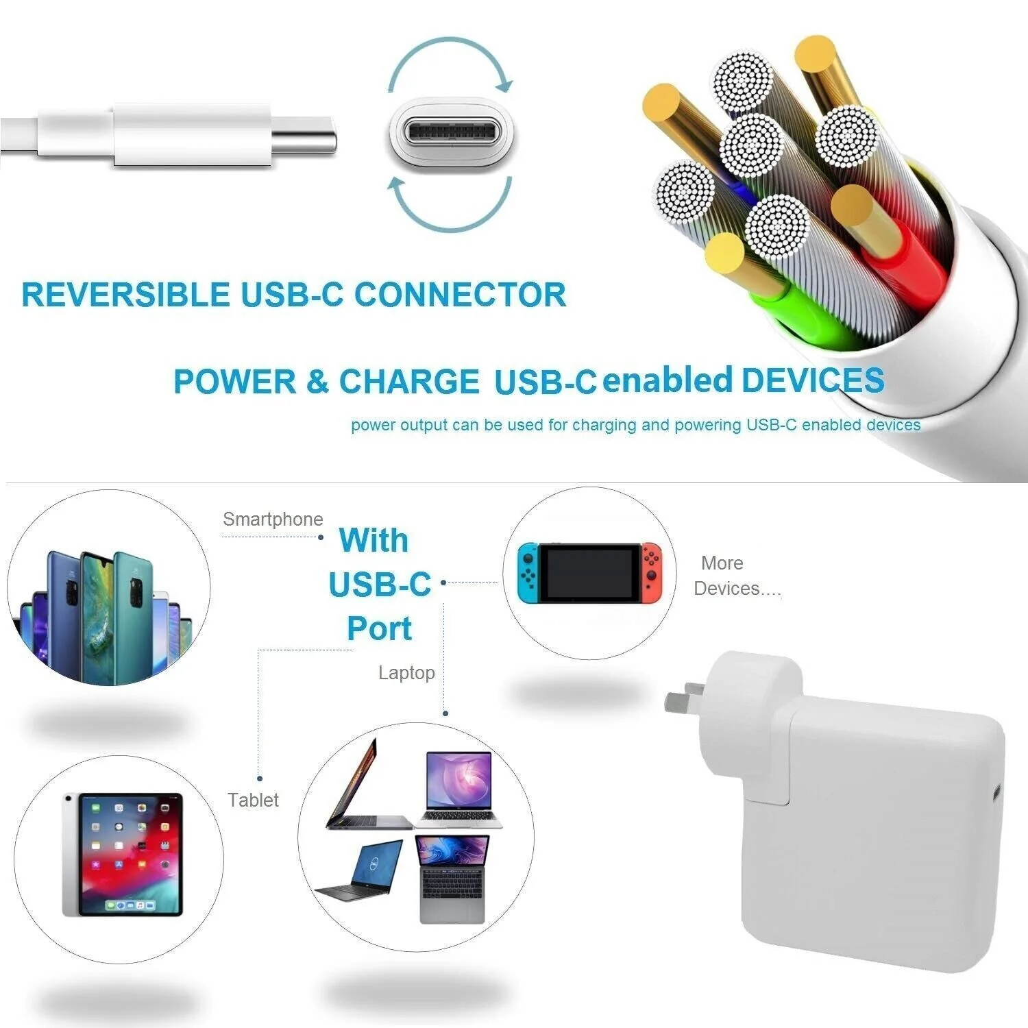 MacBook Charger 30W USB-C Replacement Charger for Macbook - Image 7