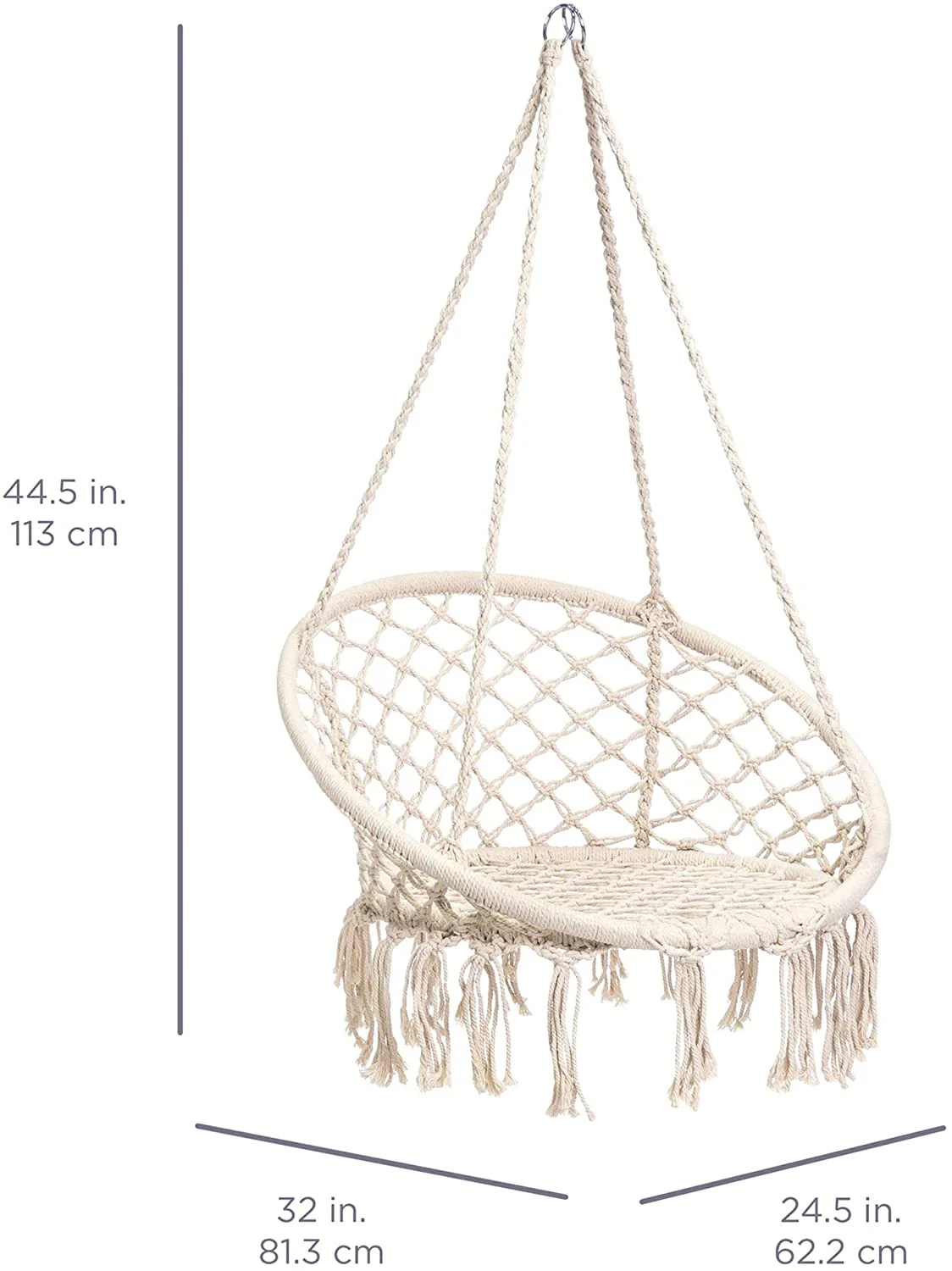 Macrame Hanging Chair - Image 5