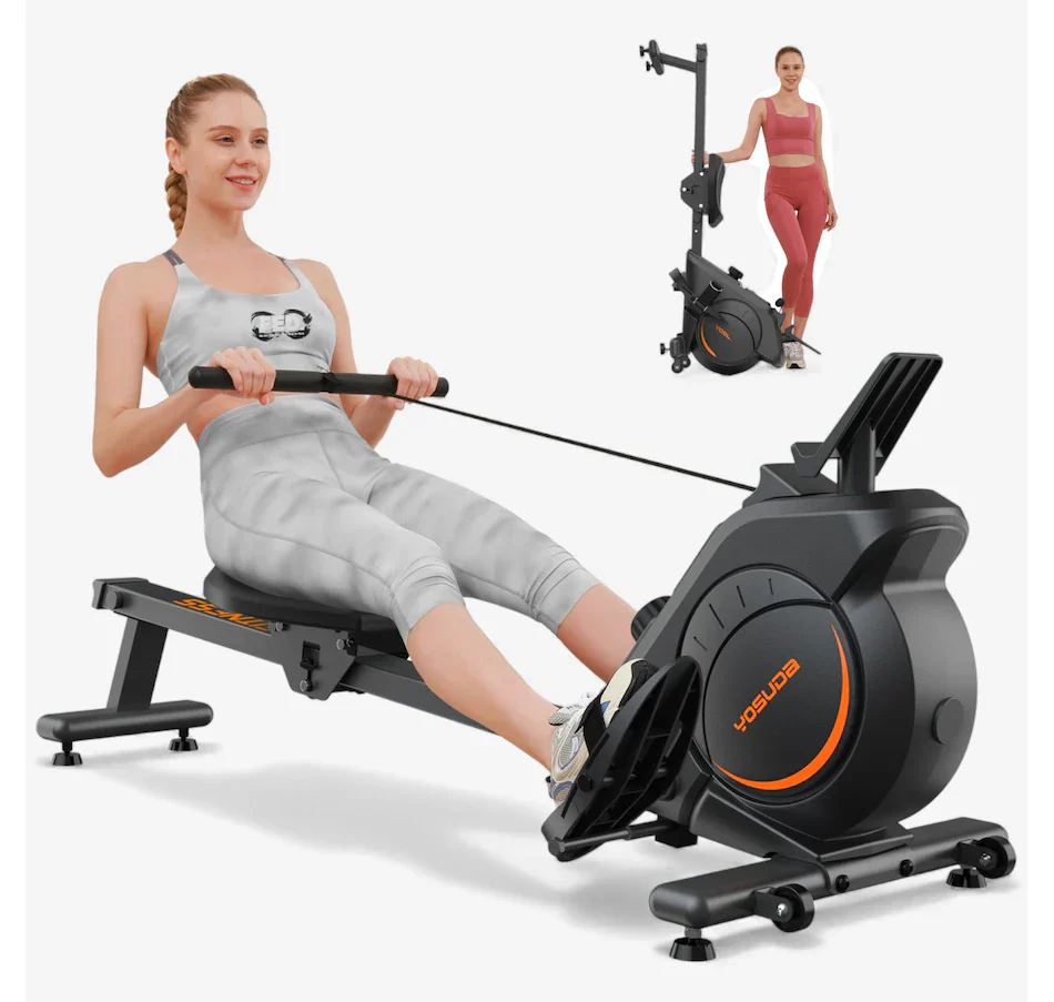 Rowing Machine Fitness Machine Double Track - Image 15