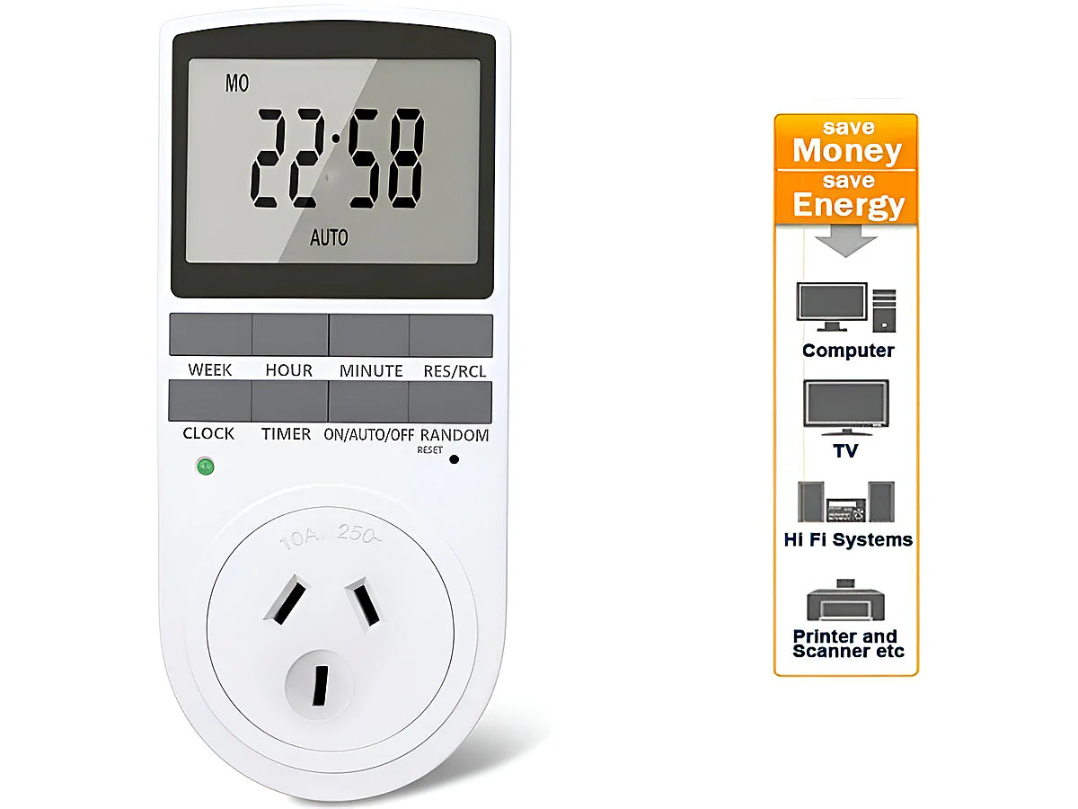 Mains Timer Electricity Plug Power Point - Image 4