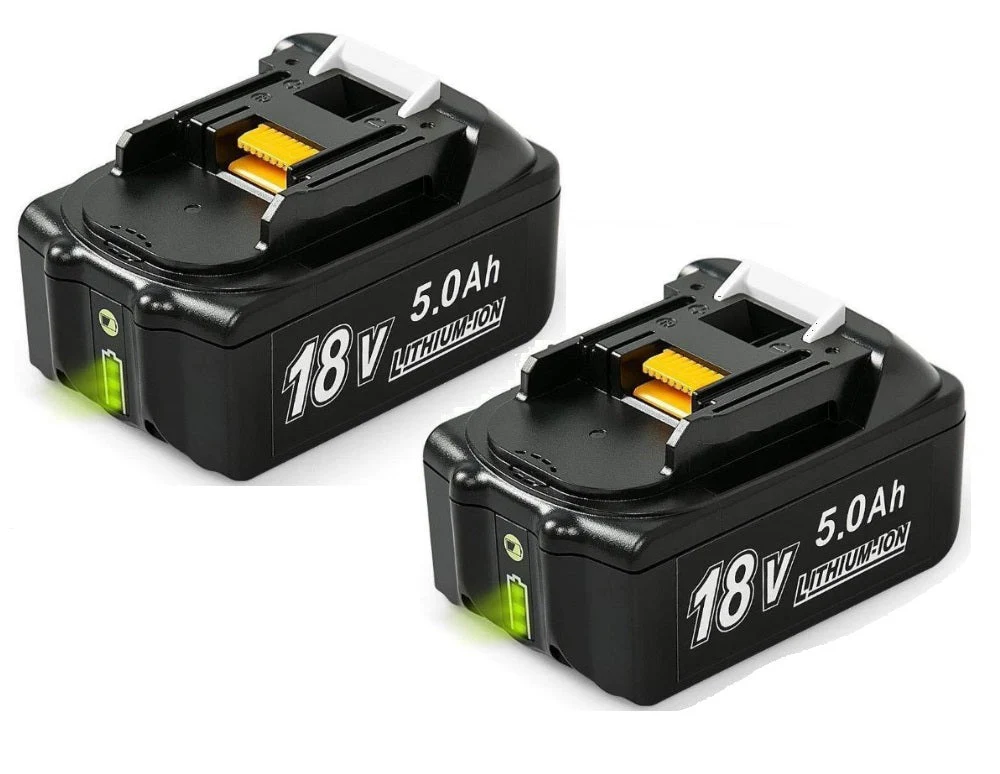 Makita Battery 18V 5AH Replacement Battery for Makita 2PCS - Image 2