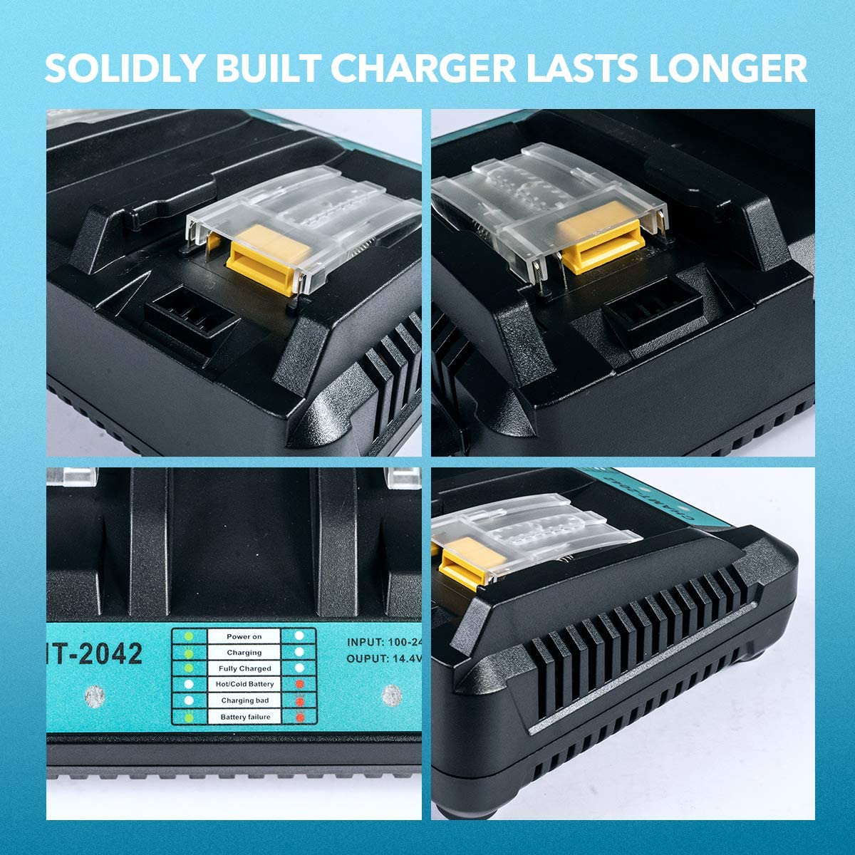 Makita Battery Charger DC18RD Dual Port Charger for Makita Battery - Image 11