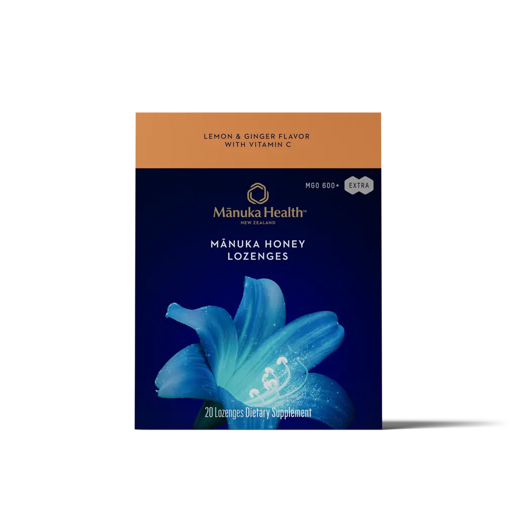 Manuka Honey Lemon & Ginger Lozenges with Vitamin C NZ