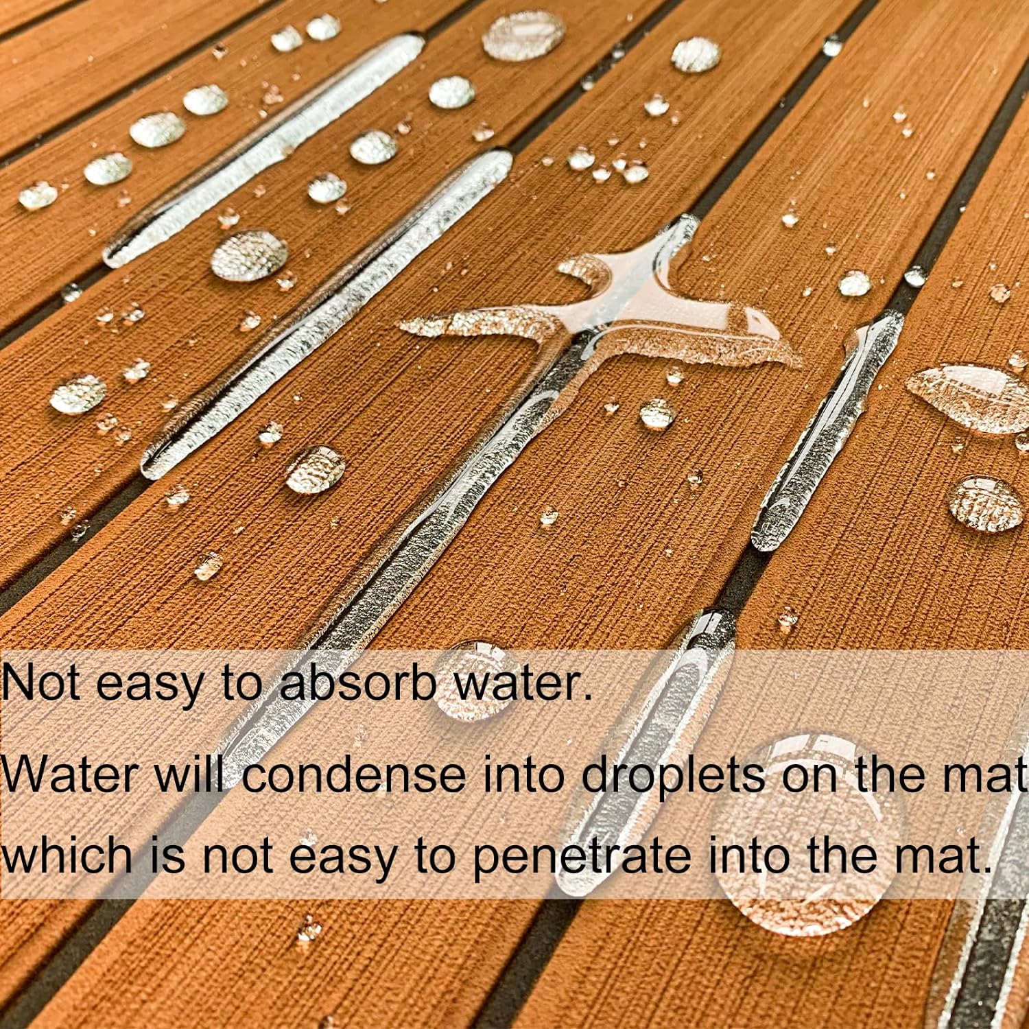 Marine Carpet Teak Boat Flooring Mat - Image 3