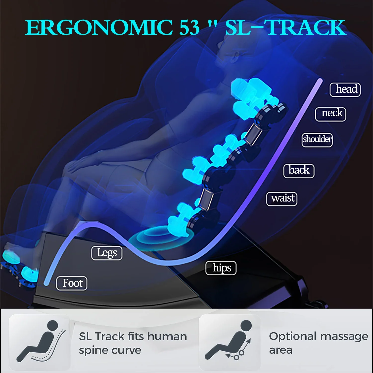 Massage Chair Full Body Zero Gravity Shiatsu - Image 11
