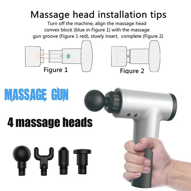 MASSAGE GUN with 4 Massage Heads - Image 5