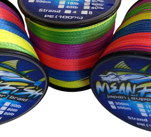 Mean Fish Super 8 strand Fishing Braid 100 Metre Rolls - Image 3