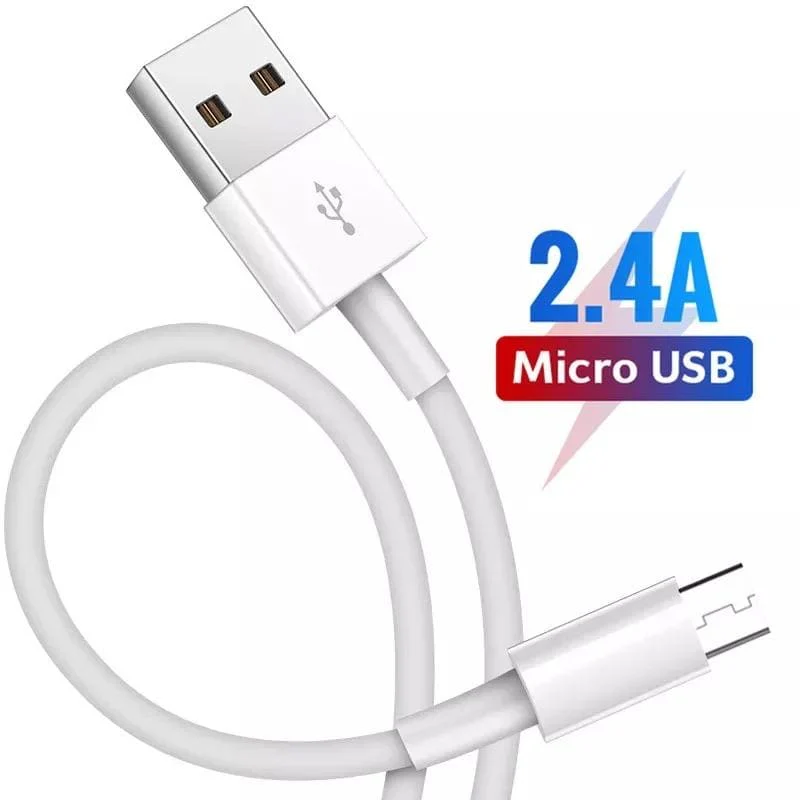 Micro USB Cable - 25cm (White) - Image 2