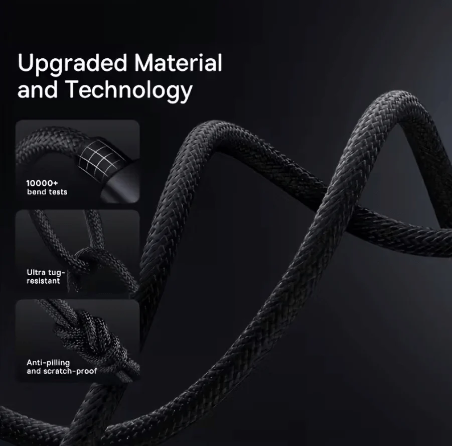 Micro USB Nylon Braided Cable – Fast Charging & Data Sync - Image 3