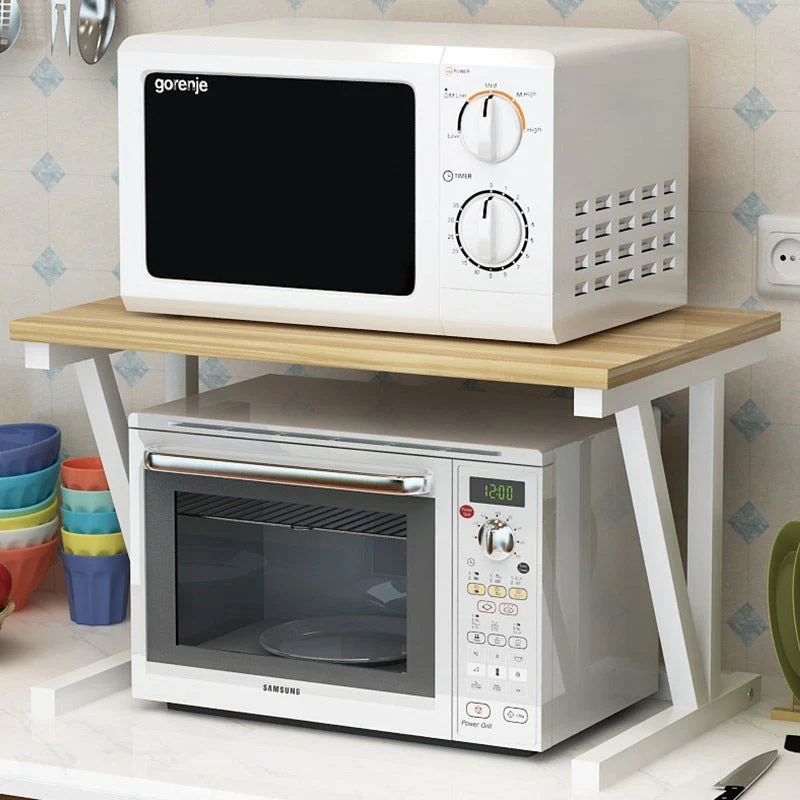 Microwave Shelf Rack Stand Kitchen Shelf Rack Stand - Image 3