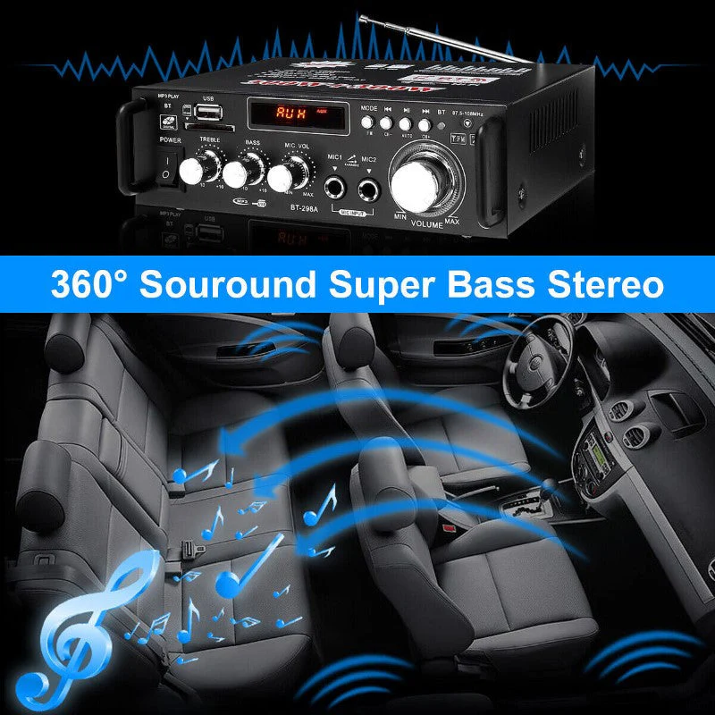 Mini Bluetooth Audio Amplifier Receiver - Image 9