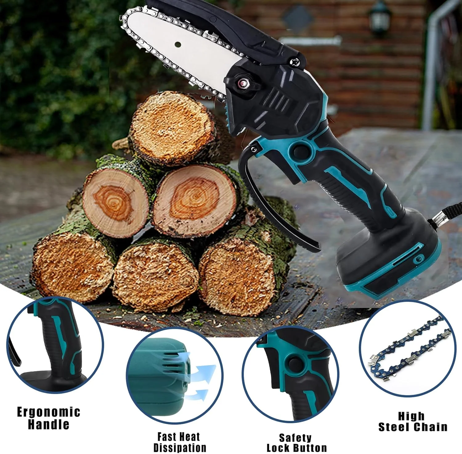 Chainsaw Cordless Power ChainSaws - Image 6
