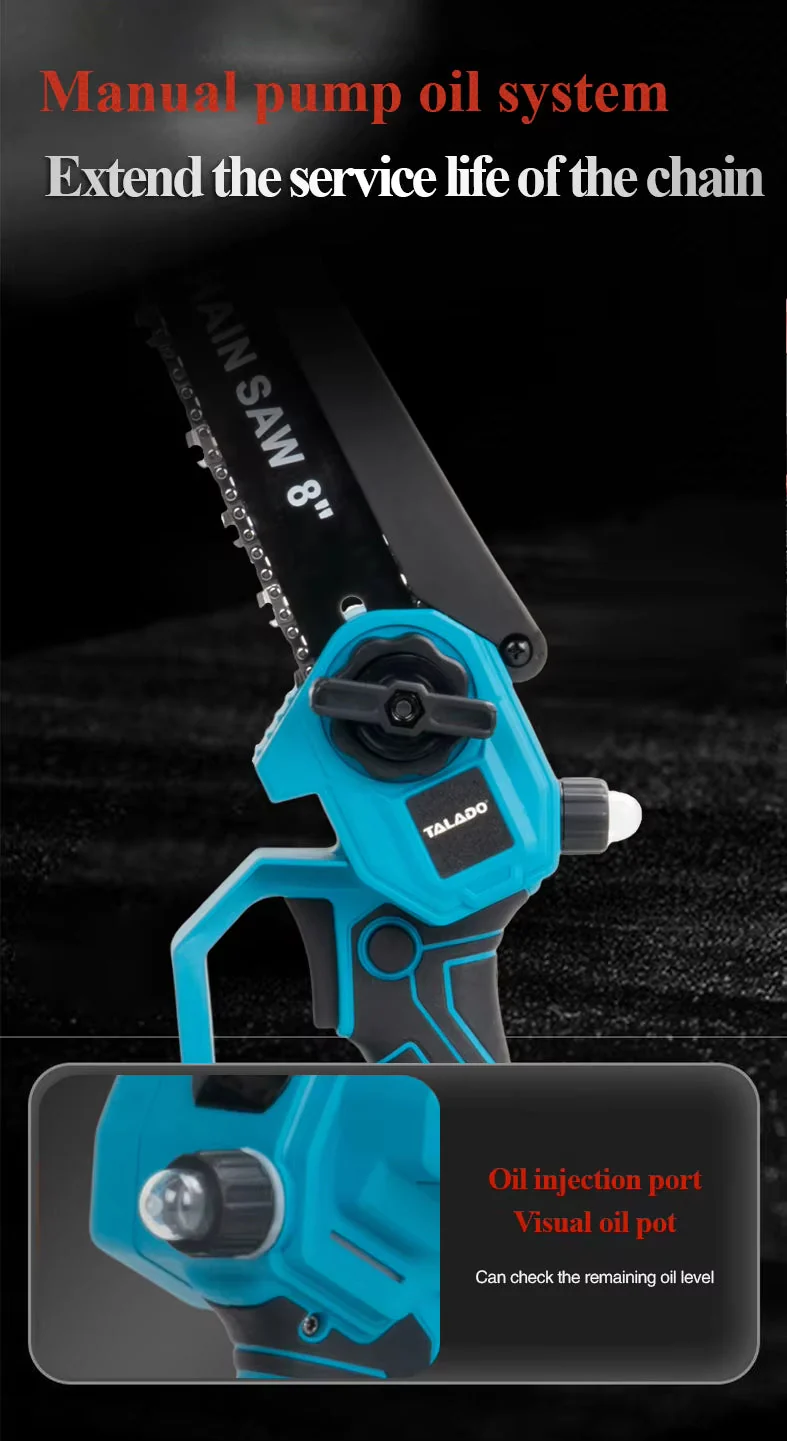 Mini Chain saw Cordless Power Chain Saws 8" - Image 9