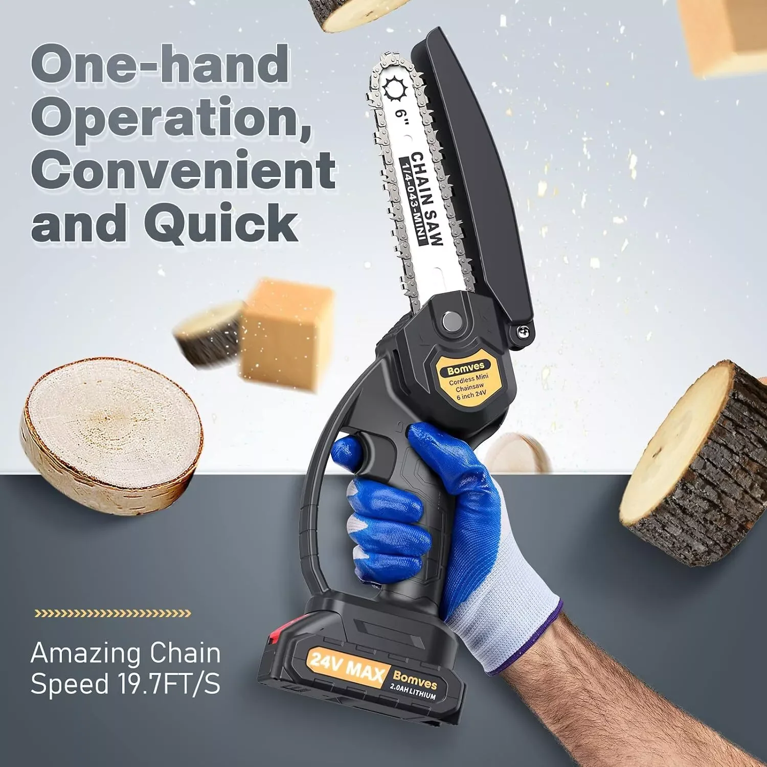 Mini Chainsaw Cordless Power ChainSaws - Image 8