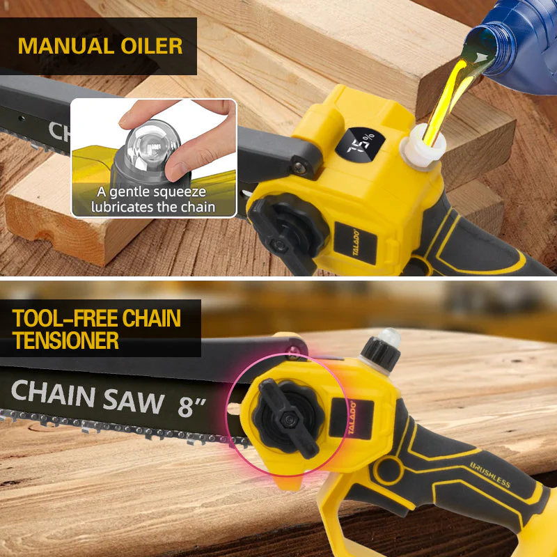 Mini Chain saw Cordless Power Chain Saws 8" - Image 8