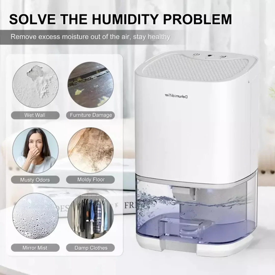 Mini Dehumidifier 1000mL Portable - Image 4