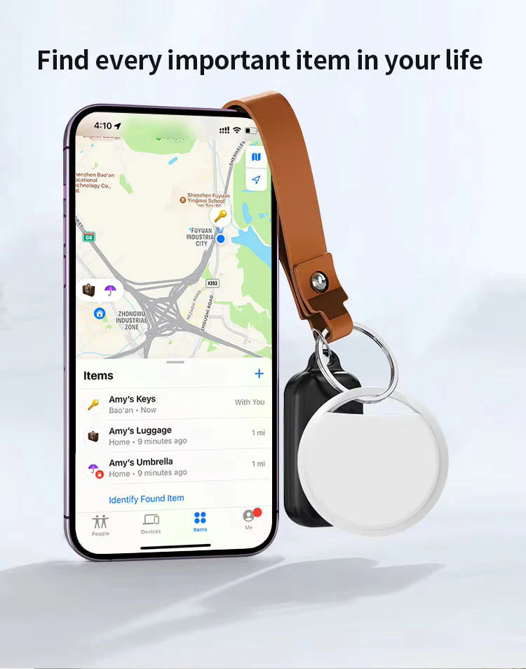 Mini GPS Tracker Air Tag Find My Compatible Smart Key Locator - Image 10