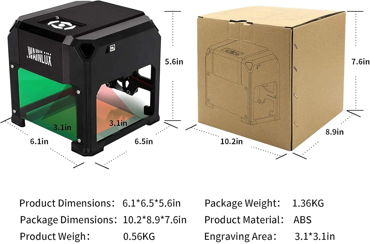 Mini Laser Engraver DIY Engraving Cutting Machine - Image 10