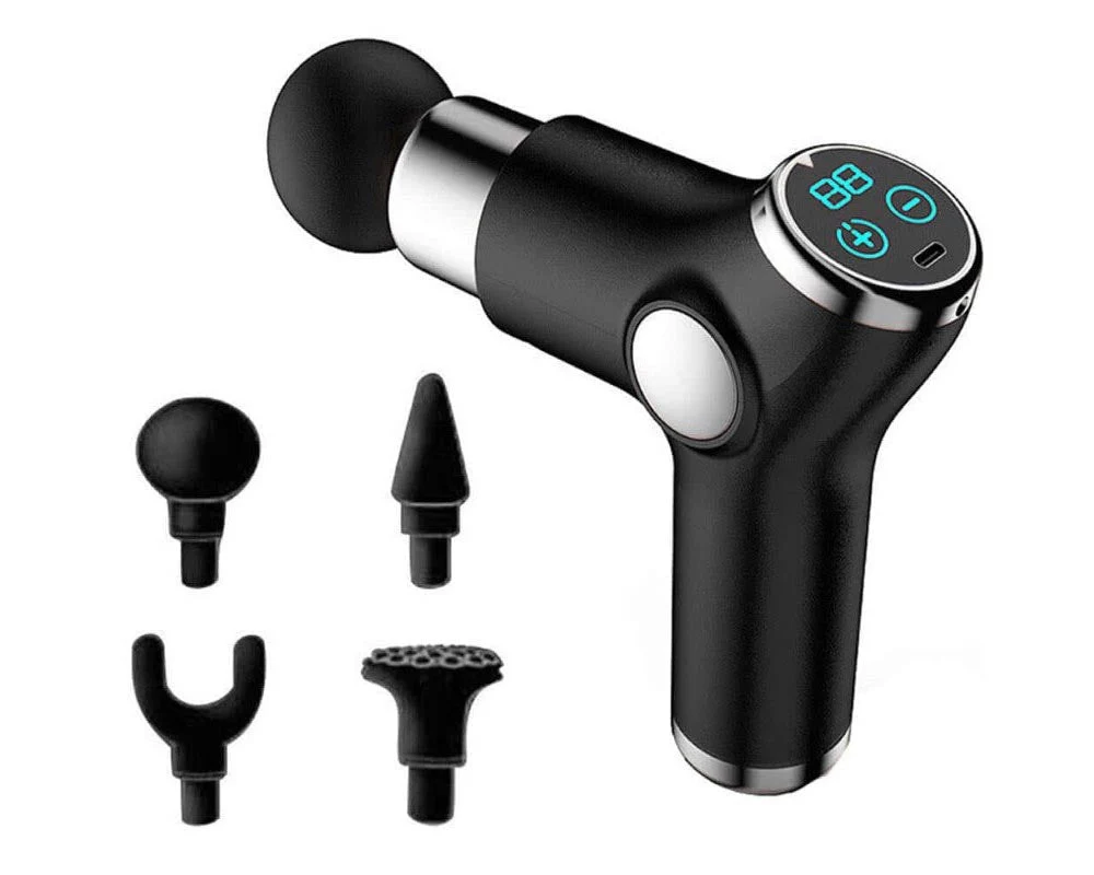 Mini Massage Gun with 4 Massage Heads - Image 8
