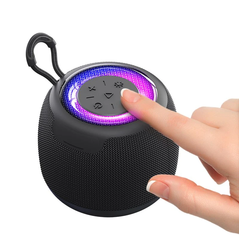 Mini Portable Wireless Bluetooth Speaker with Colorful LED Light - Image 3