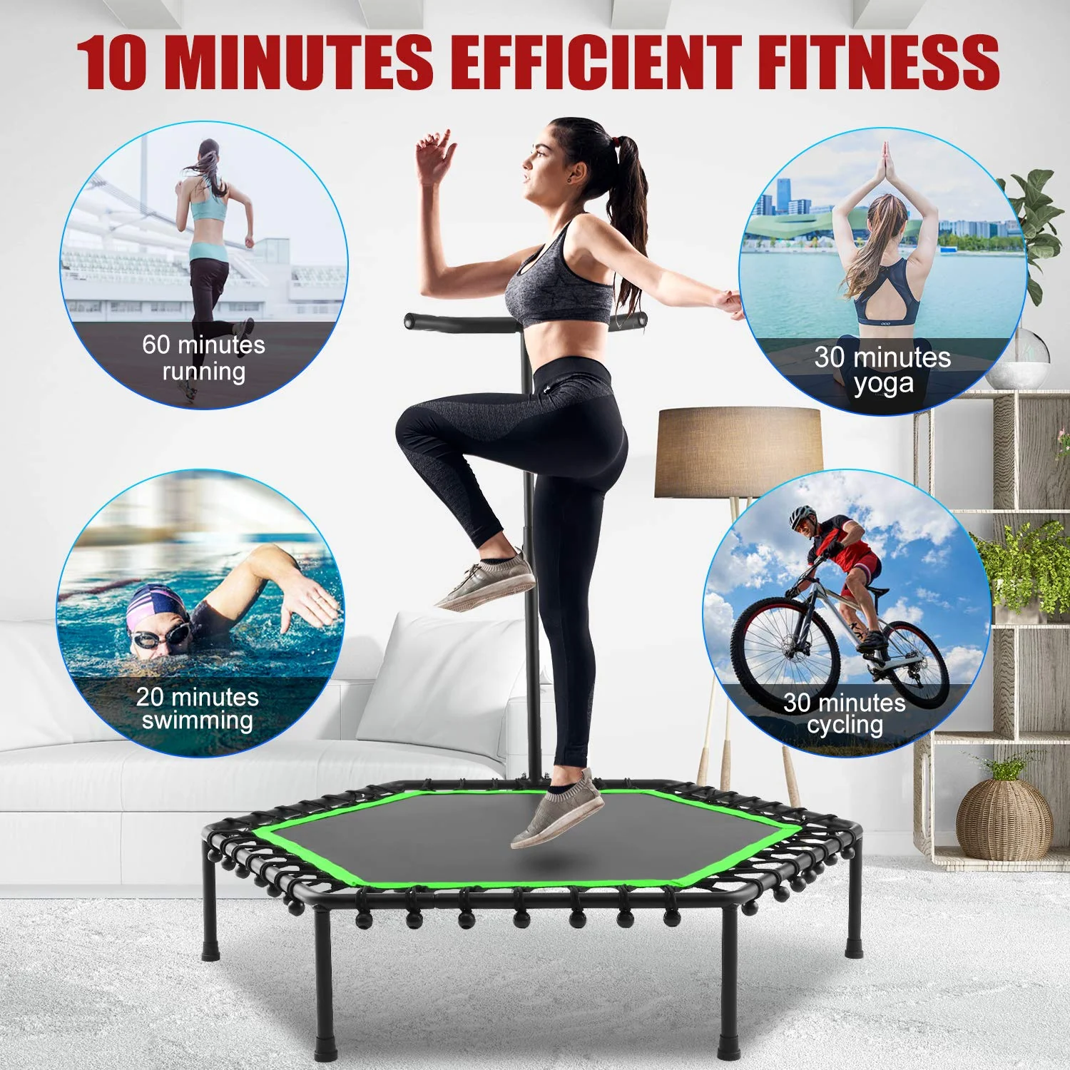 Mini Trampoline Rebounder - Image 8
